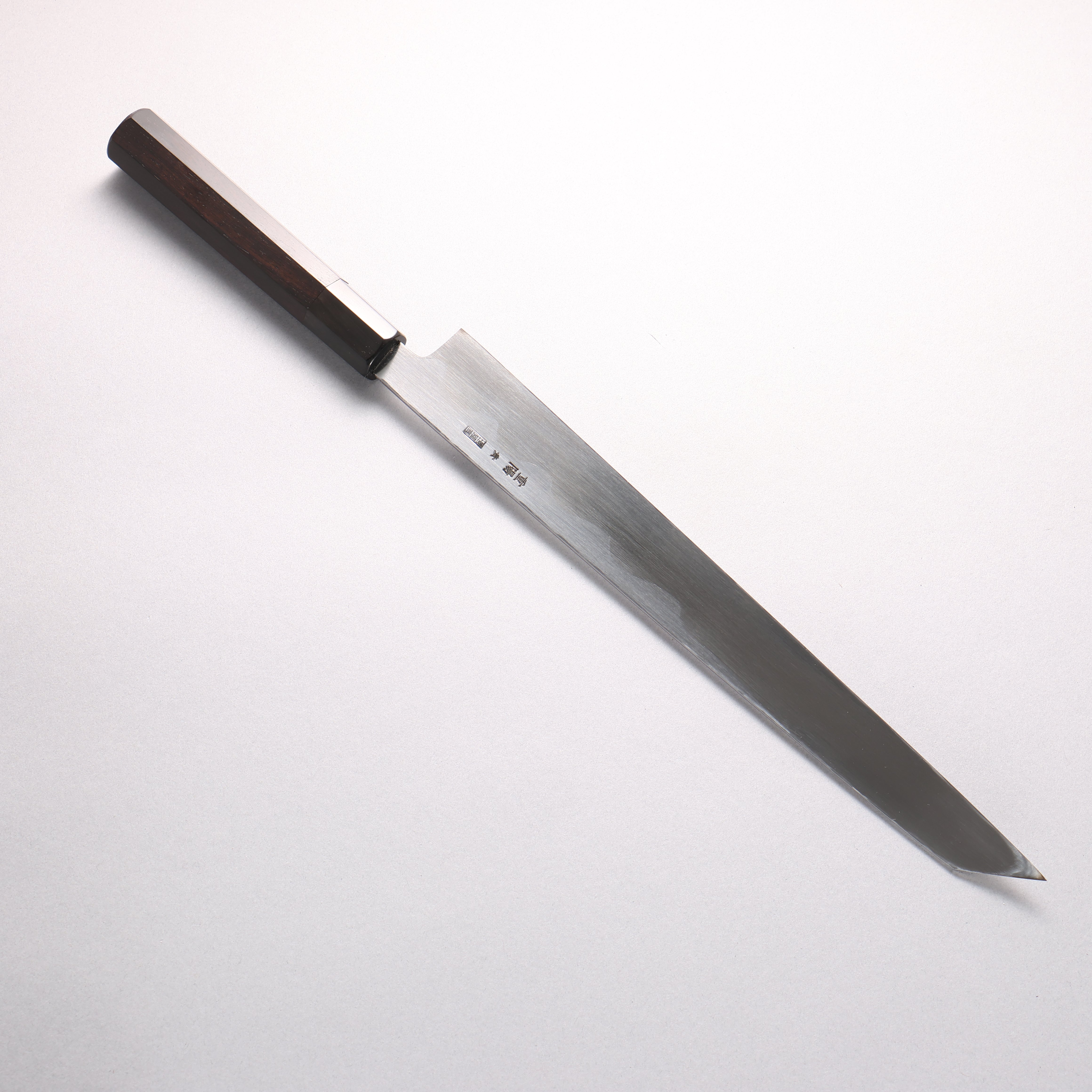 Choyo Blue Steel No.1 Mirrored Finish Kiritsuke Yanagiba 300mm Ebony Wood (ferrule: Black Water Buffalo Horn) Handle - Japanny - Best Japanese Knife