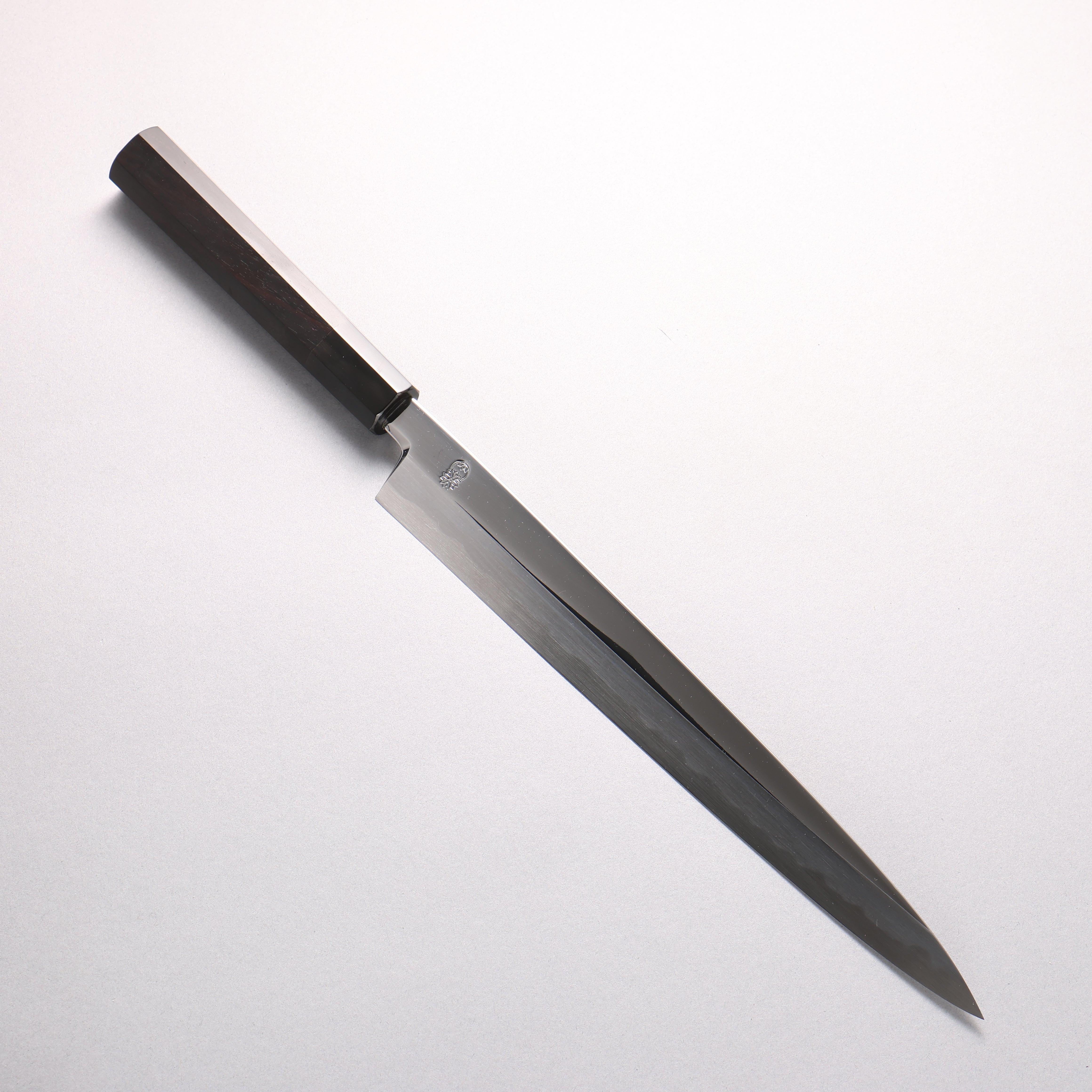 Choyo Blue Steel No.1 Mirrored Finish Yanagiba 270mm Ebony Wood (ferrule: Black Water Buffalo Horn) Handle - Japanny - Best Japanese Knife