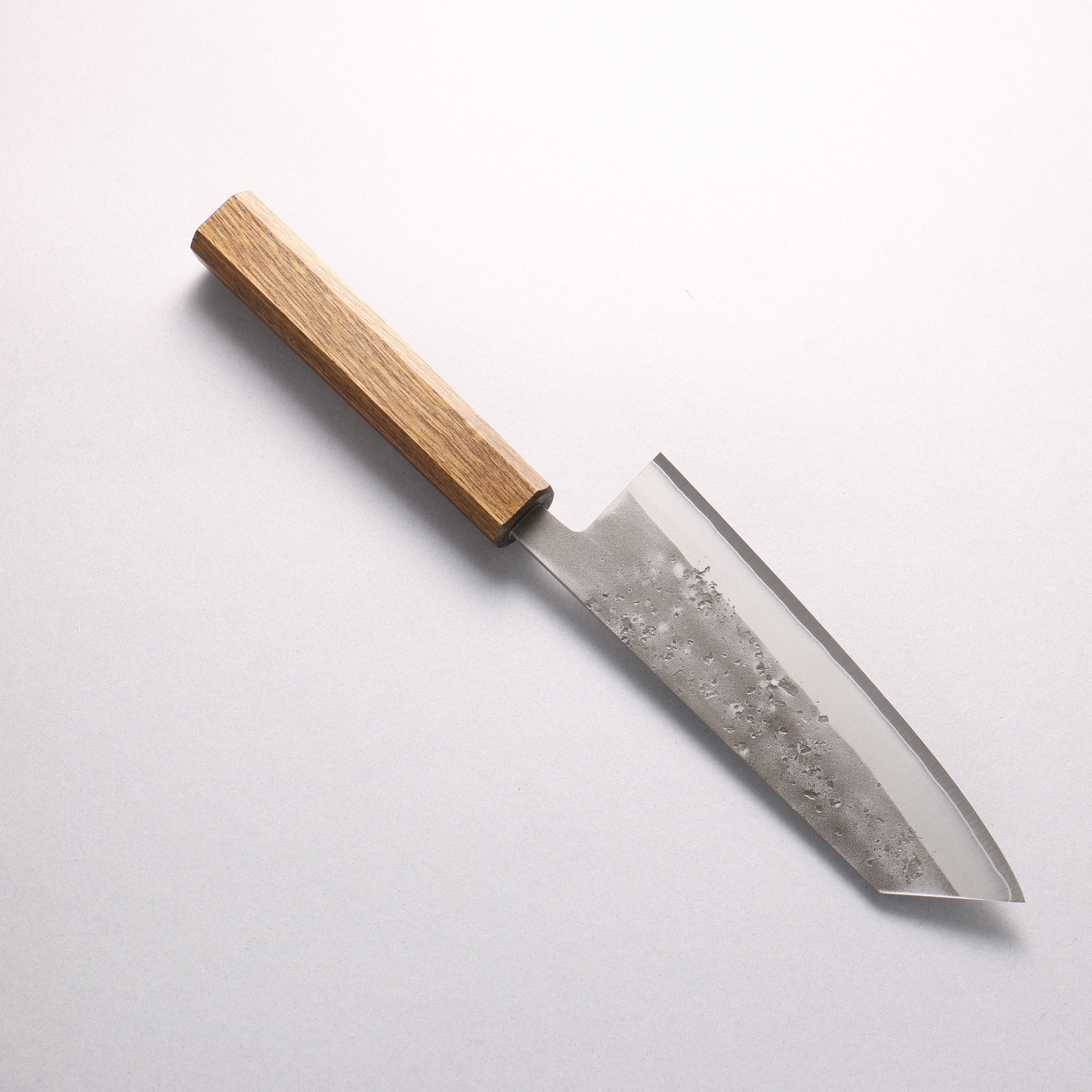 Oul SLD Nashiji Bunka 170mm Oak (Enkoku / Smoky black) Handle - Japanny - Best Japanese Knife