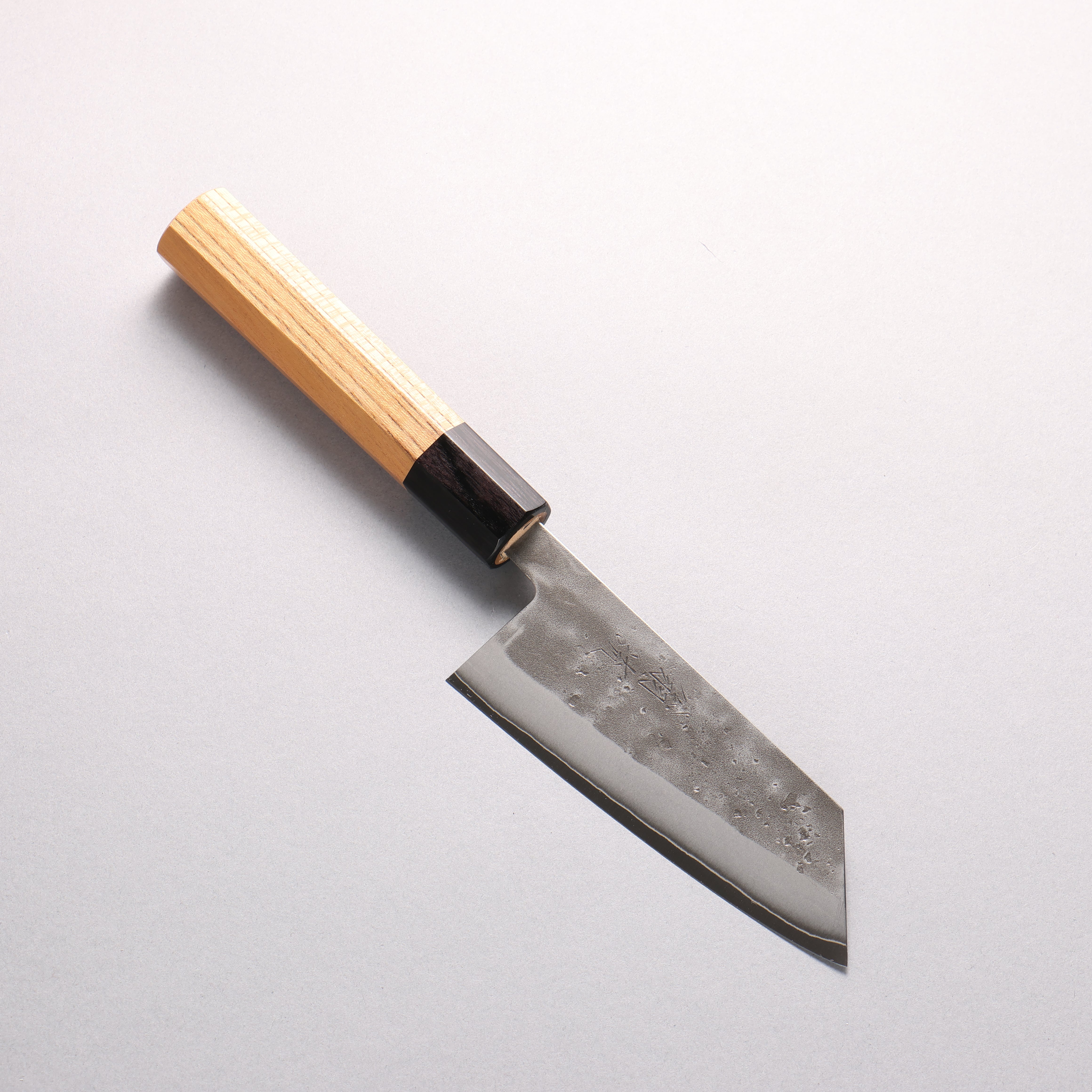 Oul SLD Nashiji Small Bunka 125mm Japanese Elm (Ferrule: Black Pakka Wood) Handle - Japanny - Best Japanese Knife