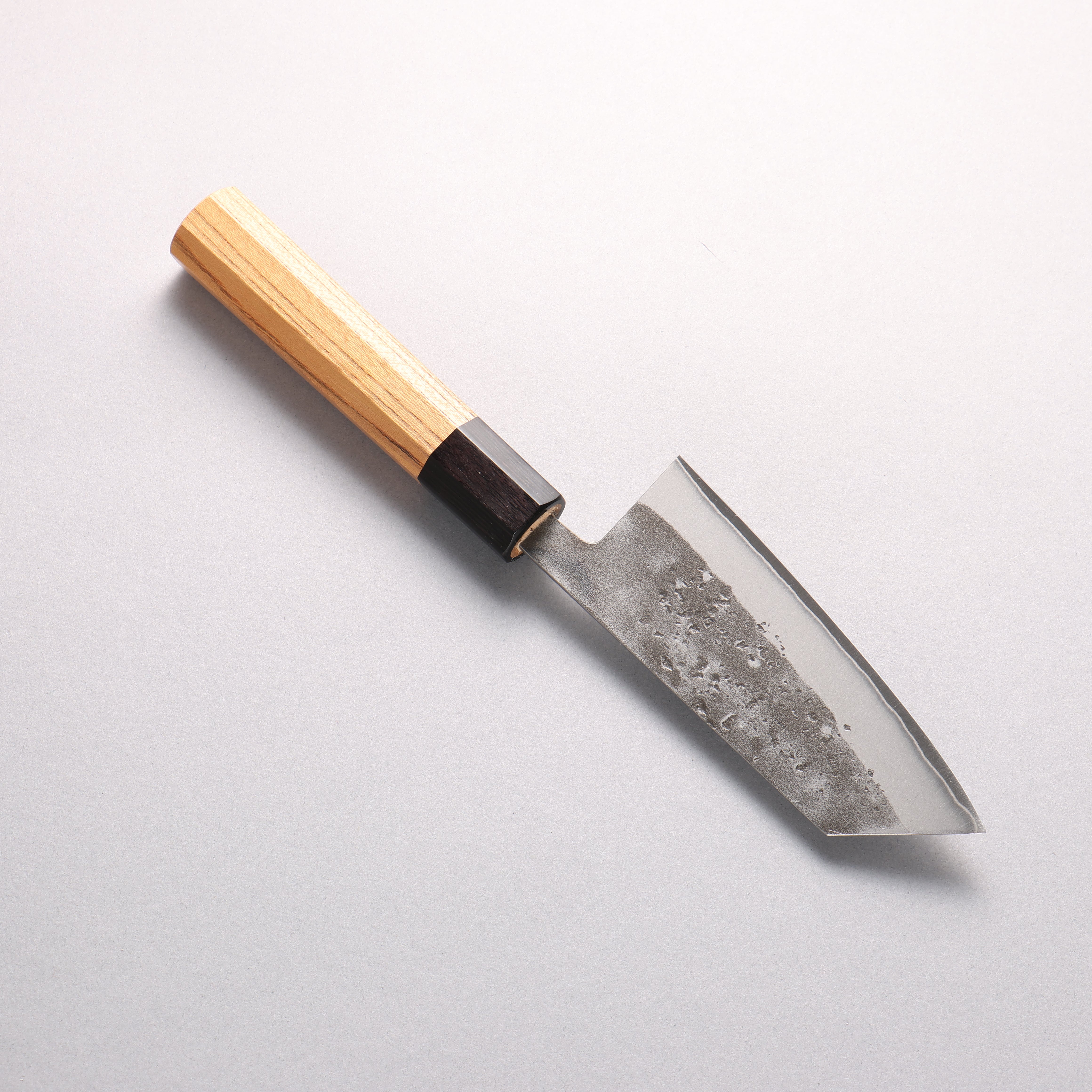 Oul SLD Nashiji Small Bunka 125mm Japanese Elm (Ferrule: Black Pakka Wood) Handle - Japanny - Best Japanese Knife