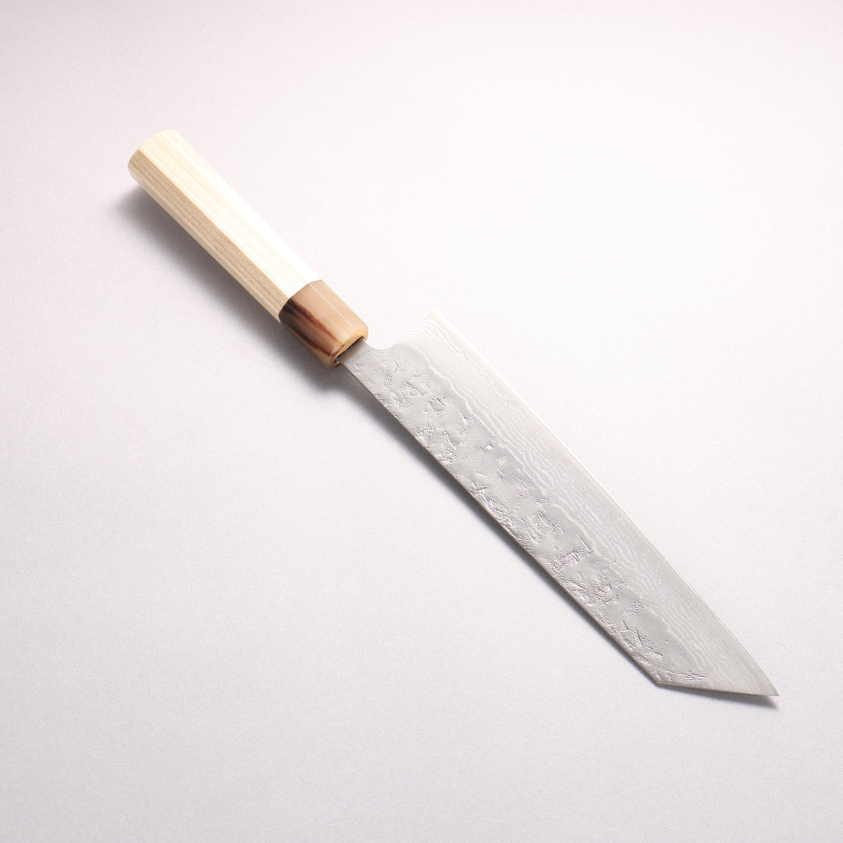 Seisuke Swedish Steel-stn Damascus Washiji Kiritsuke Gyuto 210mm Magnolia Handle - Japanny - Best Japanese Knife
