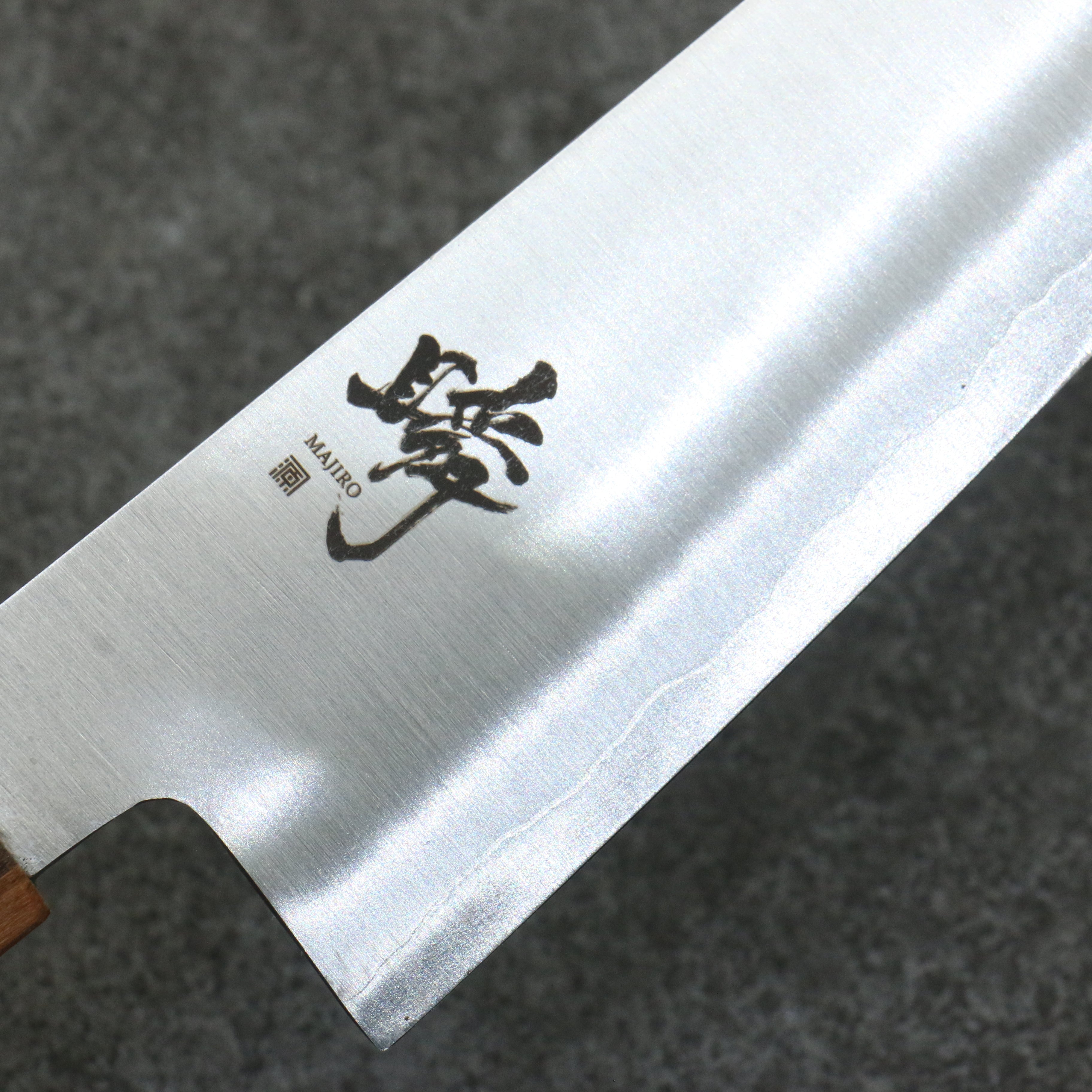 Shigeki Tanaka Majiro Silver Steel No.3 Gyuto  190mm Maple, Cherry, Walnut Handle - Japanny - Best Japanese Knife