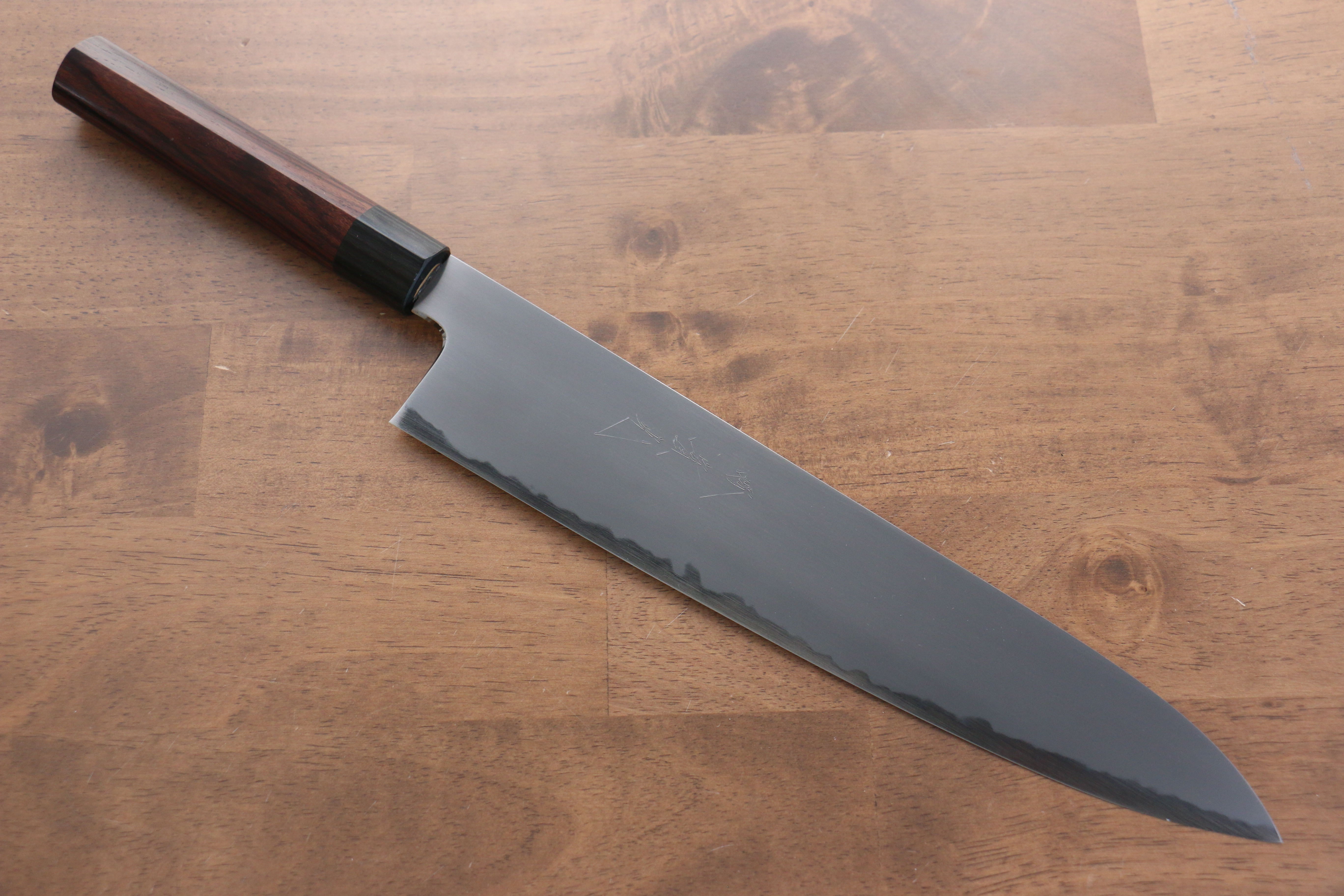 Jikko White Steel No.2 Gyuto  300mm Shitan Handle - Japanny - Best Japanese Knife