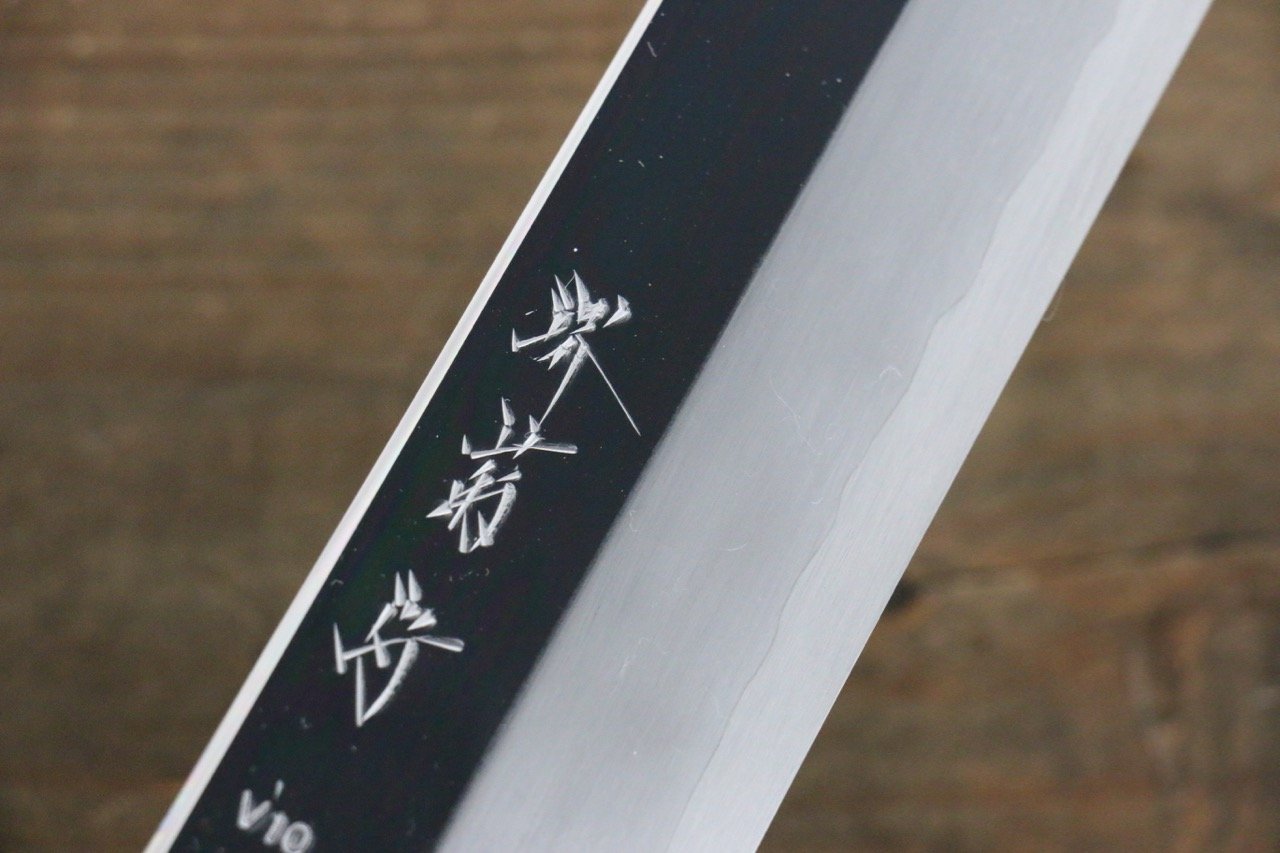 Kikumori VG10 Mirrored Finish Kamagata Usuba Japanese Chef Knife 180mm - Japanny - Best Japanese Knife