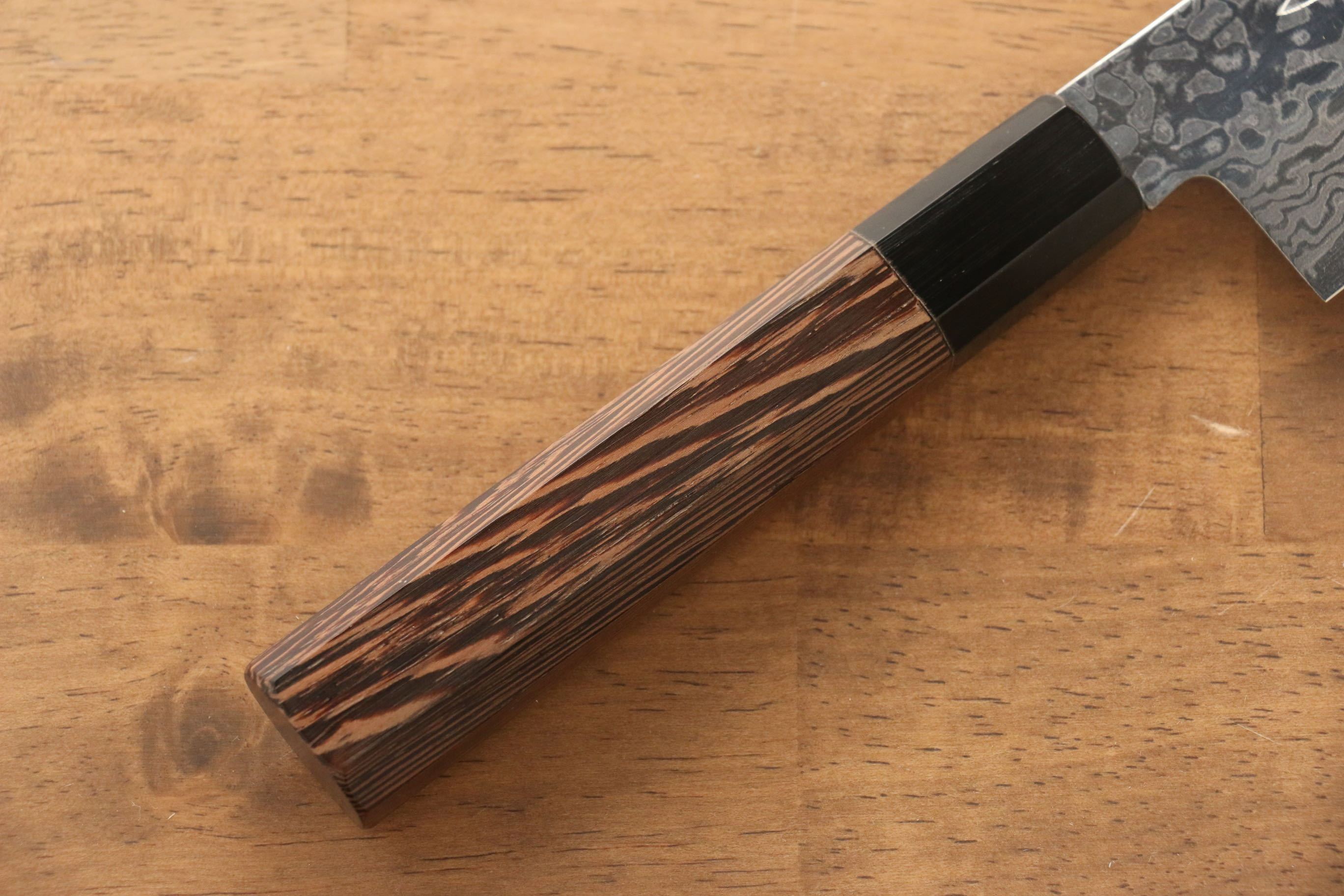 Sakai Takayuki Galaxy ZA-18 Damascus Santoku 180mm Wenge Handle - Japanny - Best Japanese Knife