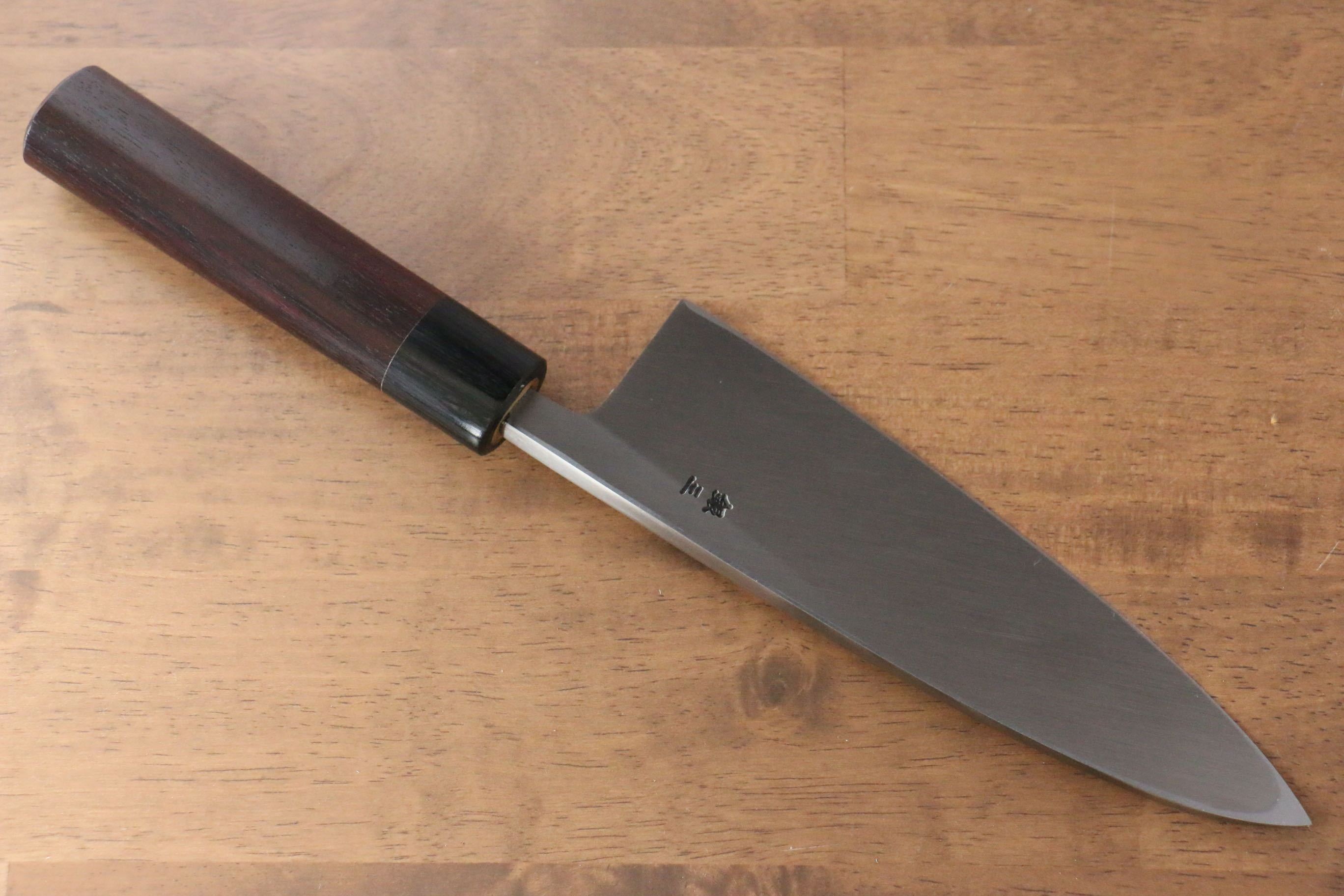 Jikko Silver Steel No.3 Deba  180mm Shitan Handle - Japanny - Best Japanese Knife