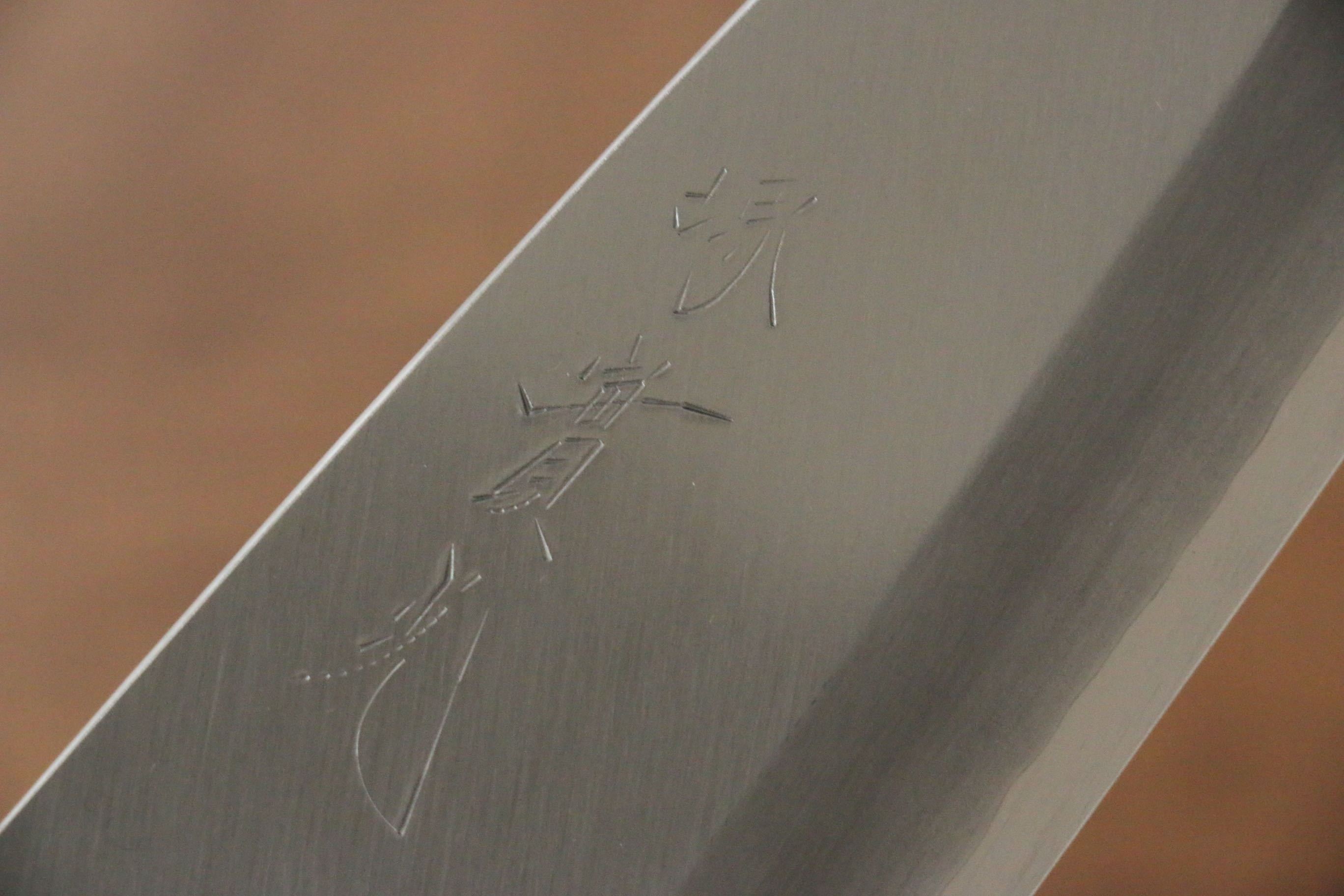 Jikko Silver Steel No.3 Deba  180mm Shitan Handle - Japanny - Best Japanese Knife