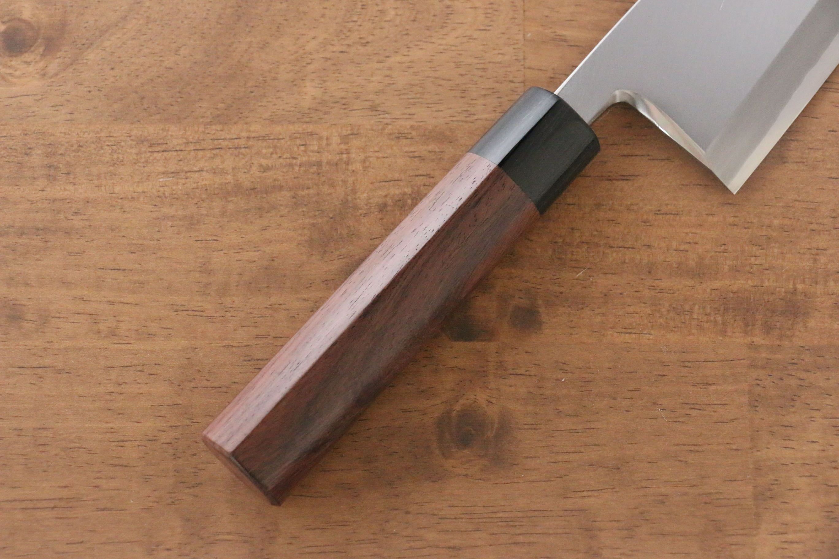 Jikko Silver Steel No.3 Deba  195mm Shitan Handle - Japanny - Best Japanese Knife