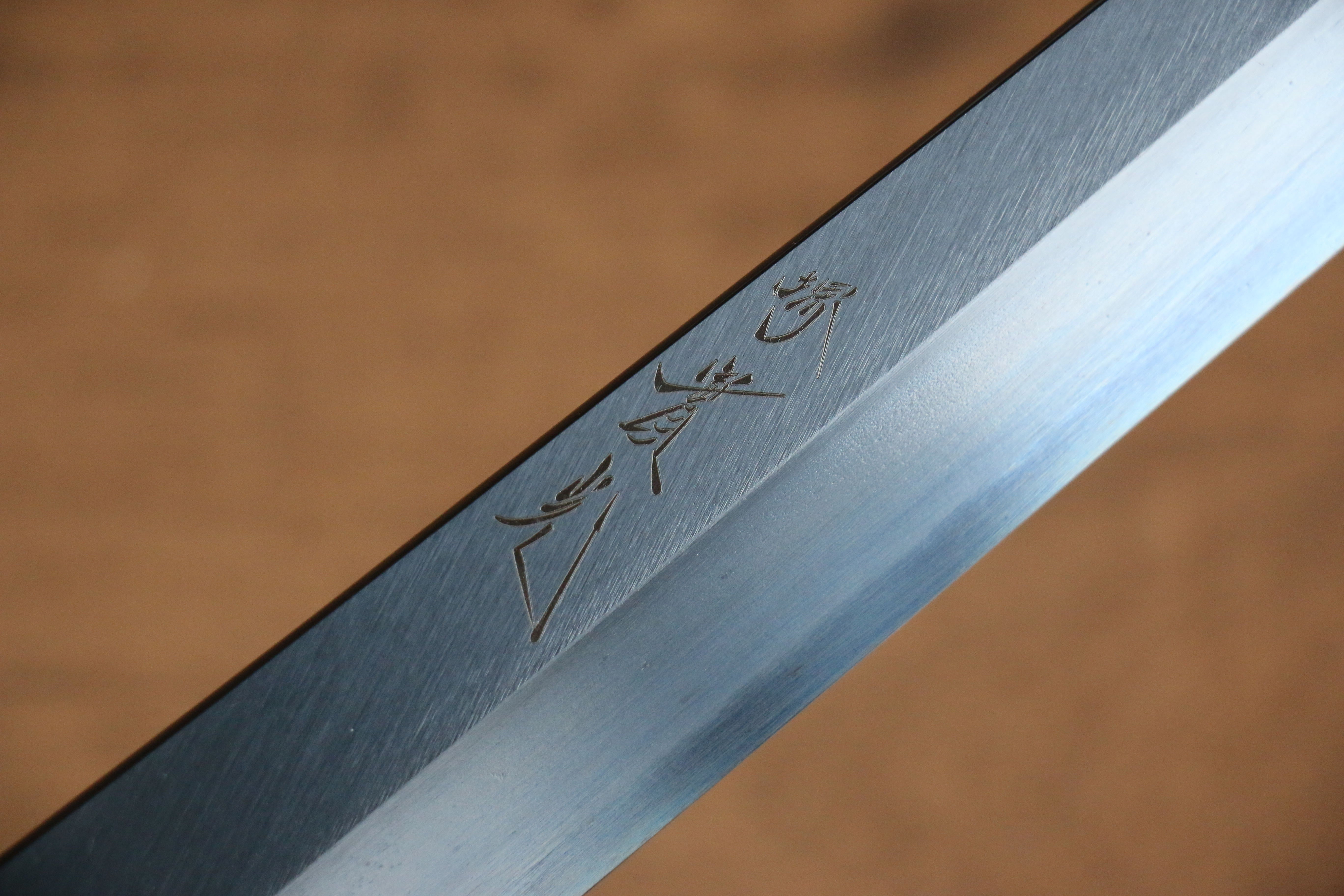 Jikko Ginza White Steel Black dyeing Sakimaru Yanagiba  270mm Ebony Wood Handle - Japanny - Best Japanese Knife