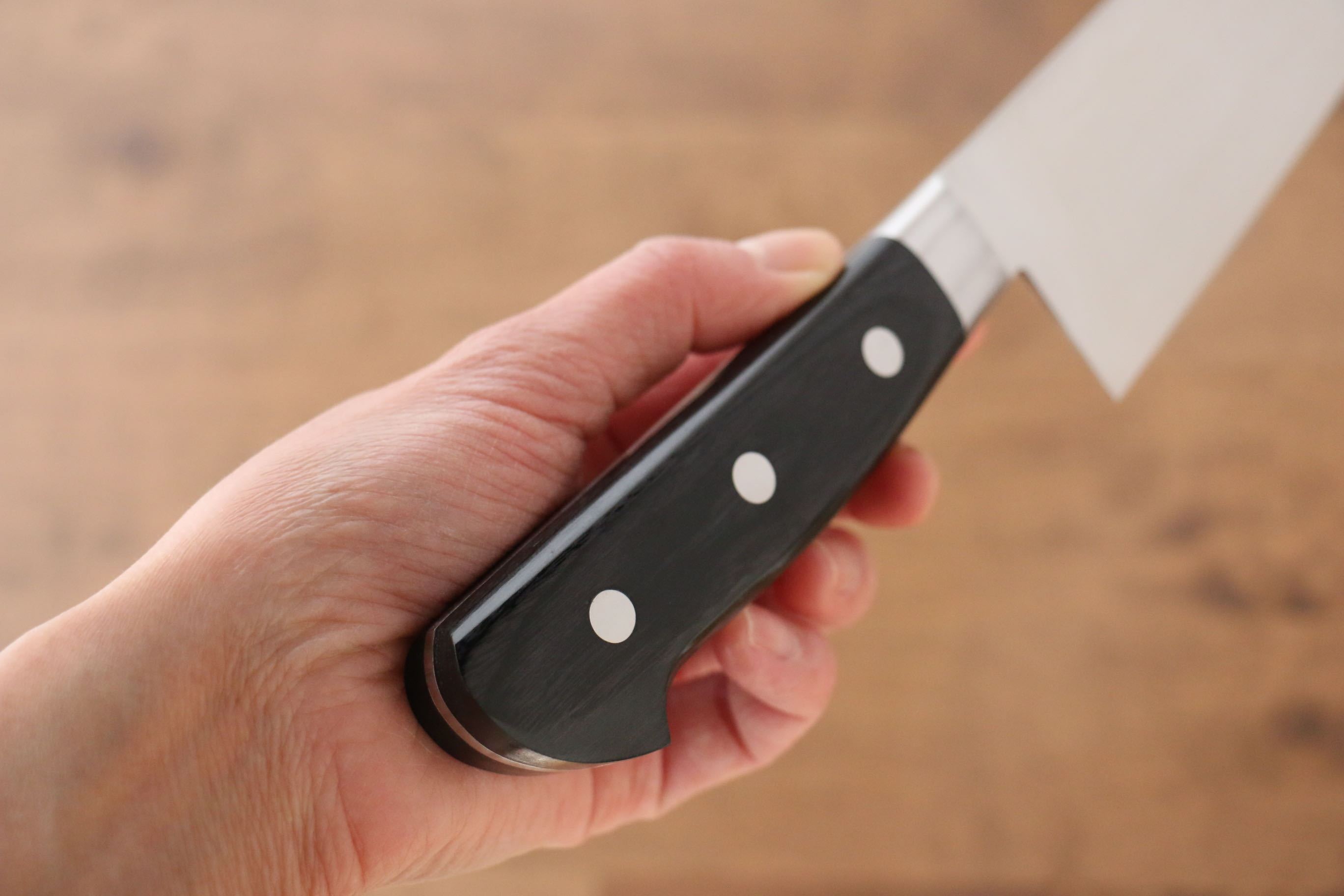 Iseya Molybdenum Gyuto 210mm Black Pakka wood Handle - Japanny - Best Japanese Knife