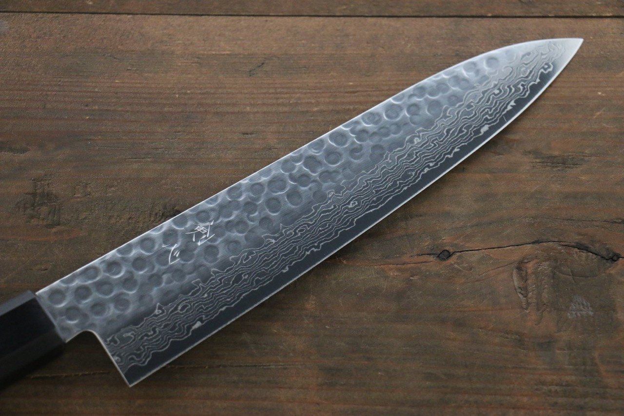 Seisuke AUS10 Gyuto 210mm Shitan Handle - Japanny - Best Japanese Knife