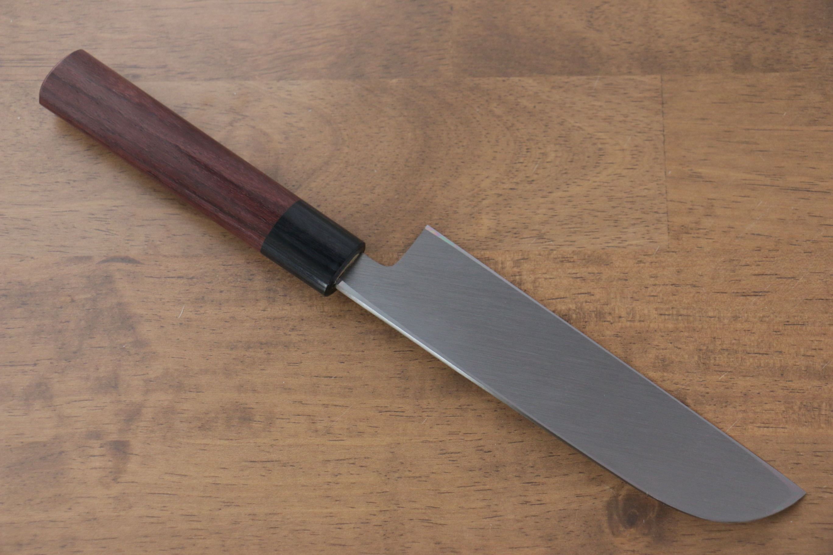 Jikko White Steel No.2 Kamagata Usuba  165mm Shitan Handle - Japanny - Best Japanese Knife
