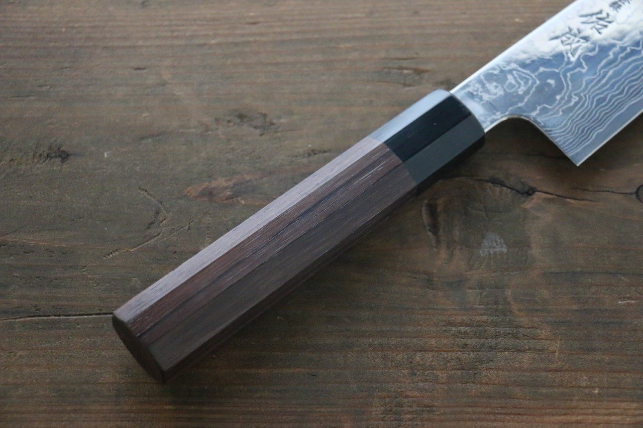 Sukenari SG2 Damascus Kiritsuke Gyuto 210mm Shitan Handle - Japanny - Best Japanese Knife