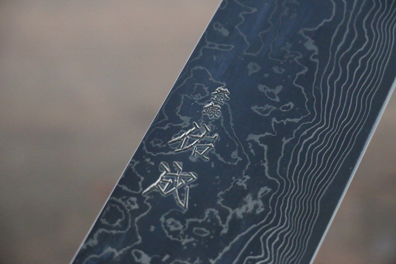 Sukenari SG2 Damascus Kiritsuke Gyuto 240mm Shitan Handle - Japanny - Best Japanese Knife