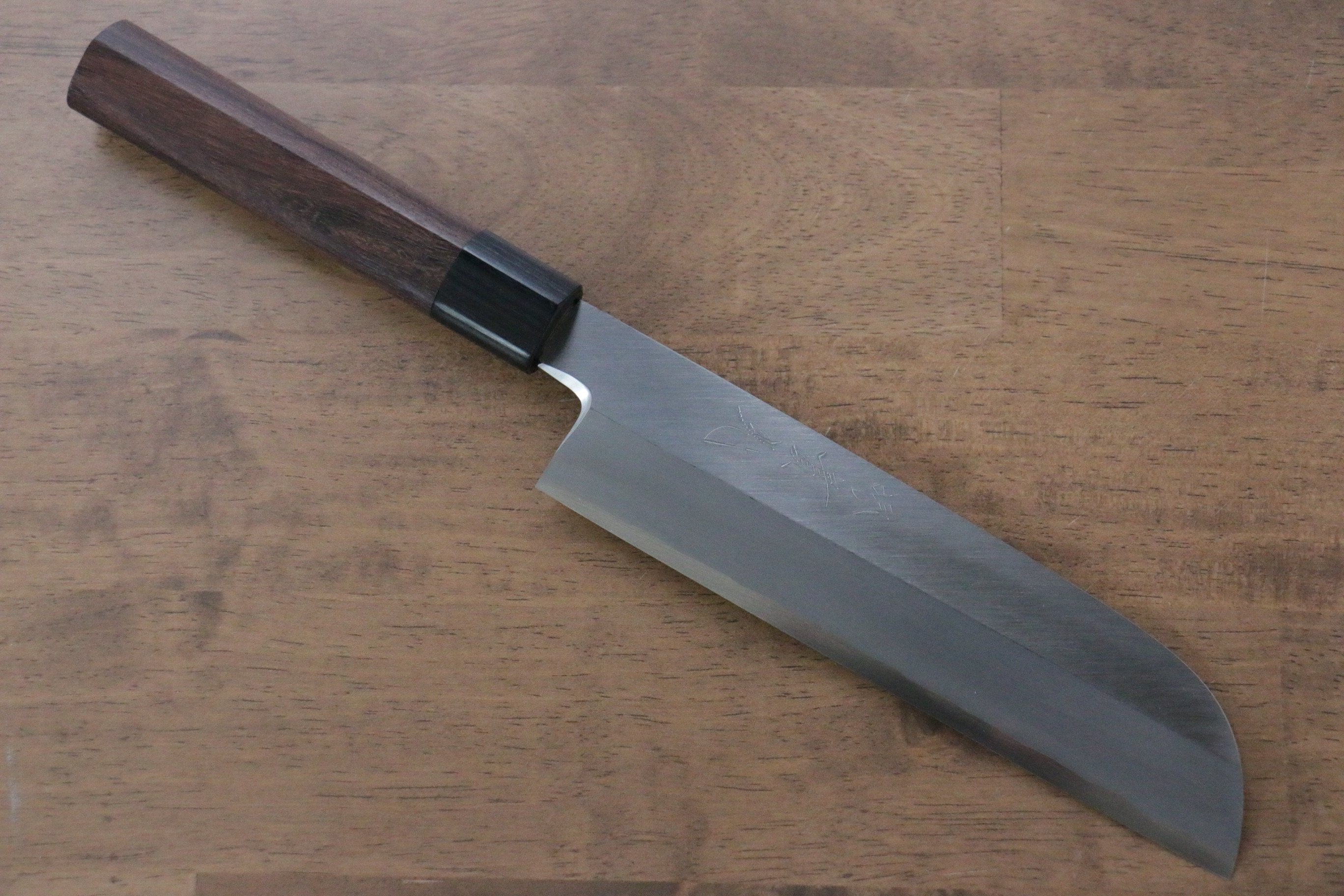 Jikko Silver Steel No.3 Kamagata Usuba  195mm Shitan Handle - Japanny - Best Japanese Knife