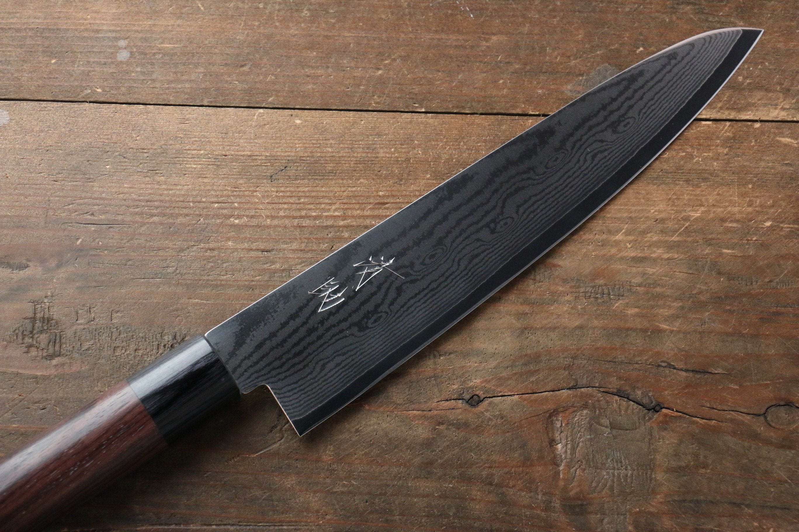 Seisuke VG10 63Layer Damascus Santoku 165mm & Gyuto 210mm Japanese Chef Knife Set - Japanny - Best Japanese Knife