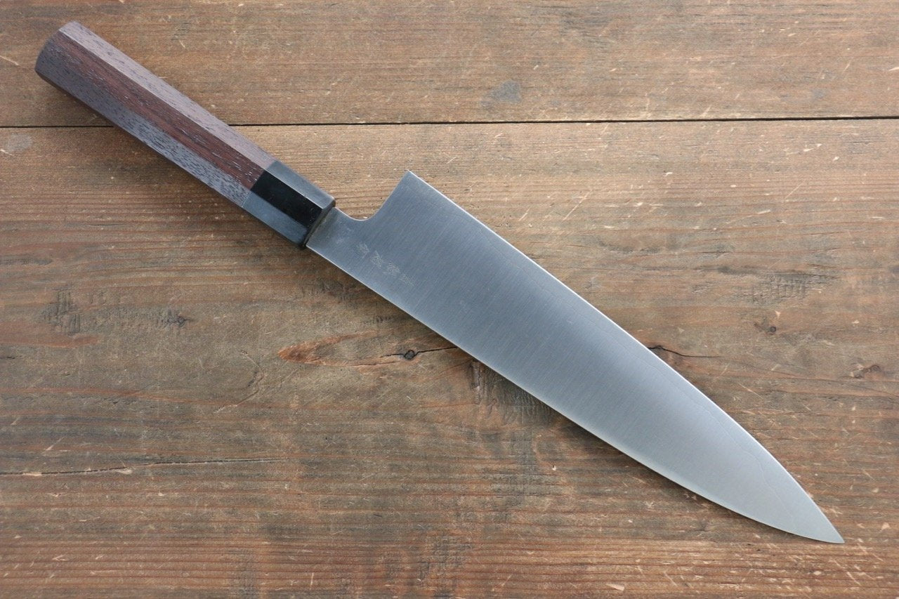 Sukenari Blue Super Gyuto 240mm Shitan Handle - Japanny - Best Japanese Knife