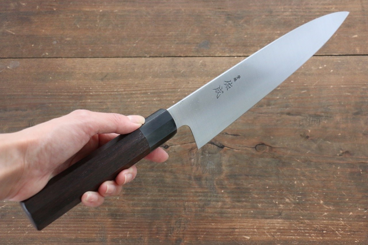 Sukenari Blue Super Gyuto 240mm Shitan Handle - Japanny - Best Japanese Knife