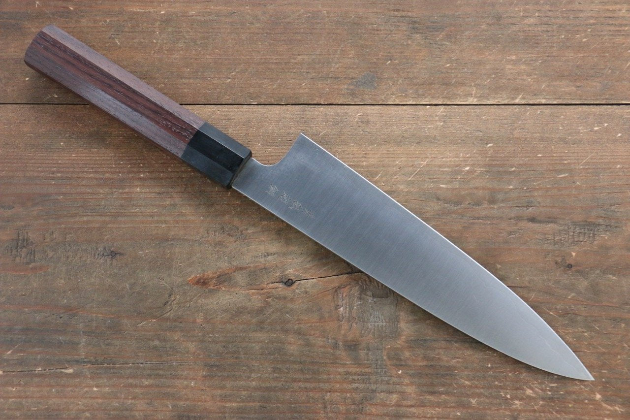 Sukenari Blue Super Gyuto 210mm Shitan Handle - Japanny - Best Japanese Knife