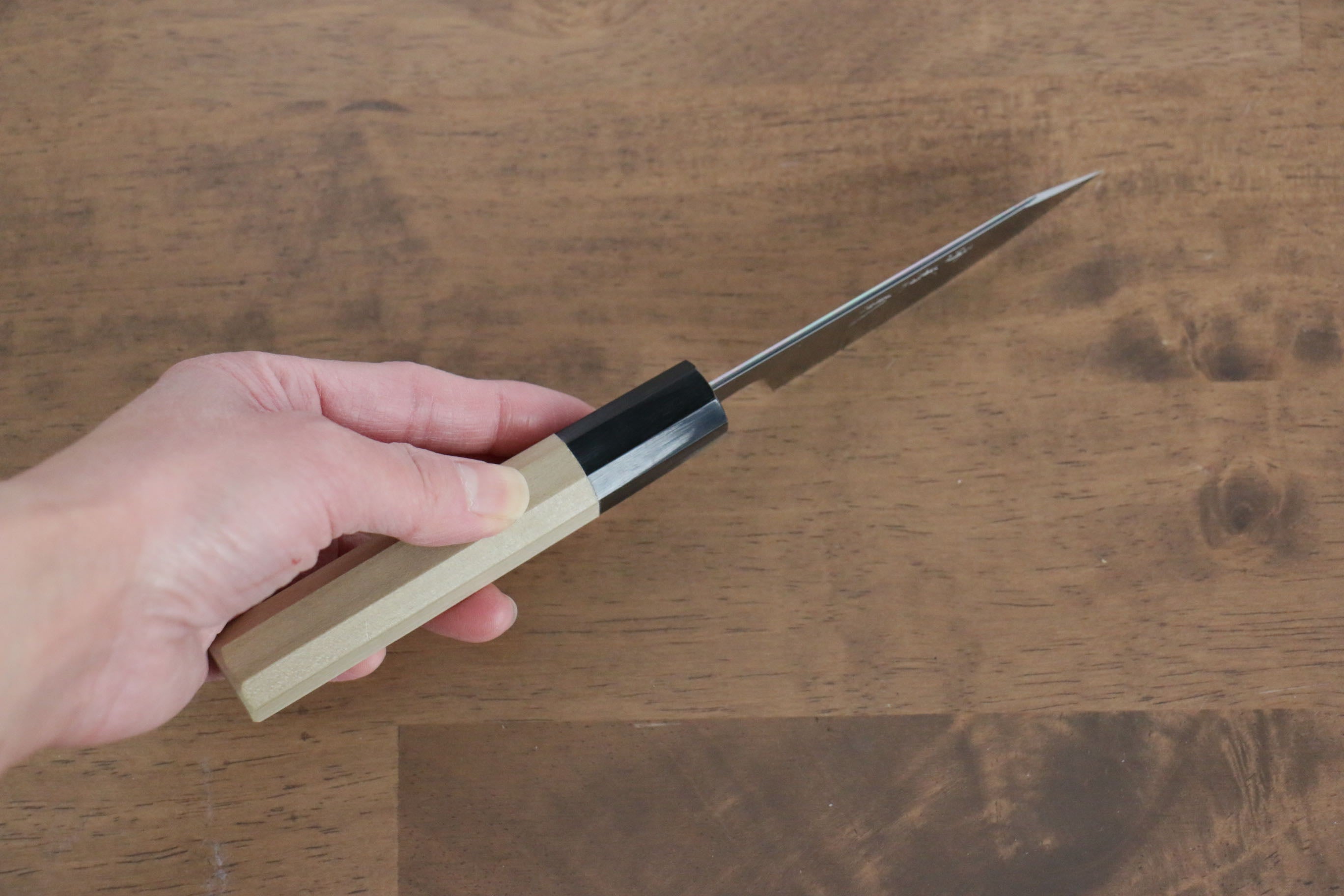 Jikko SG2 Kiritsuke Petty-Utility  70mm Magnolia Handle - Japanny - Best Japanese Knife