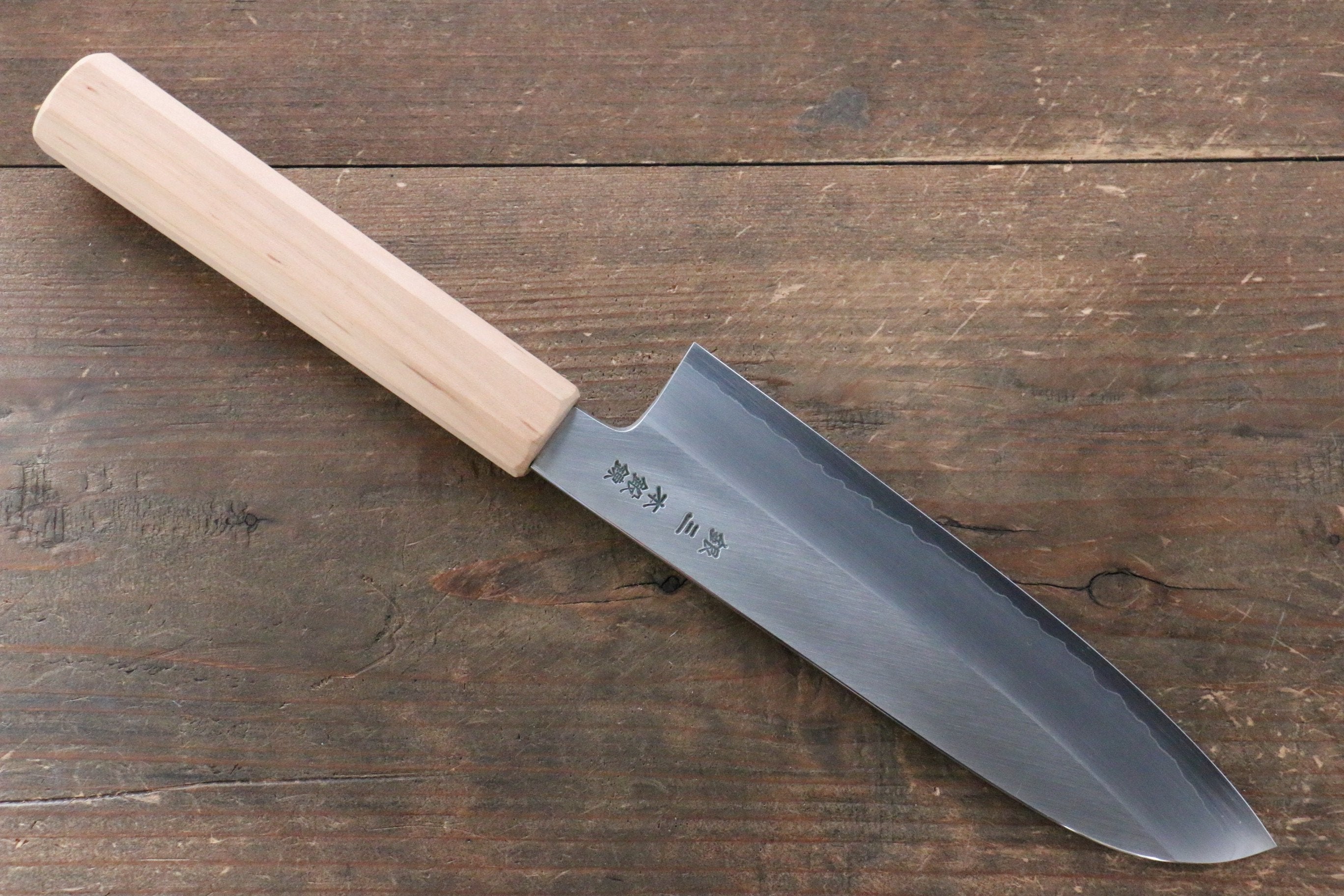 Seisuke Silver Steel No.3 Santoku 165mm Cherry Tree Handle - Japanny - Best Japanese Knife