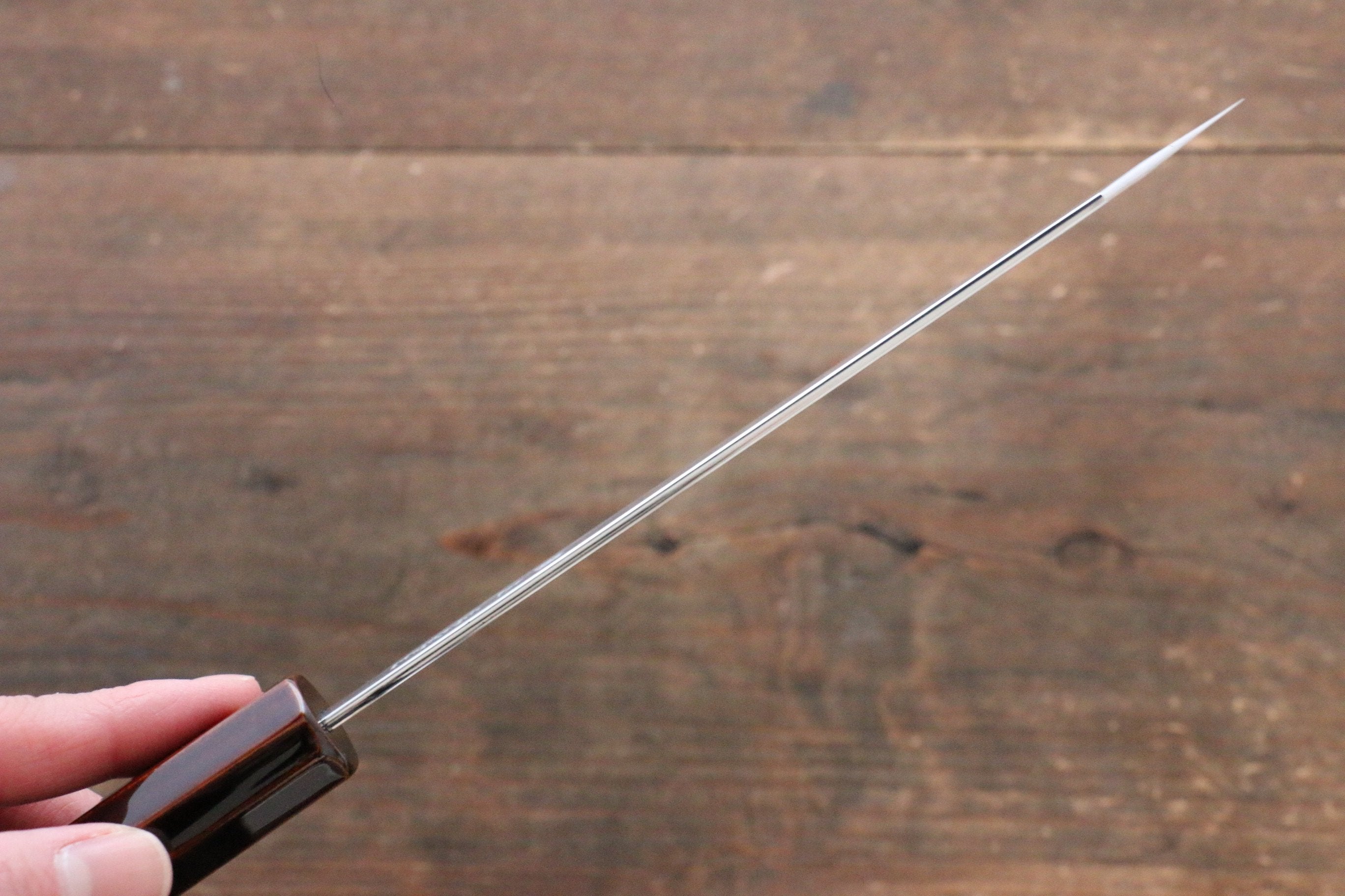 Seisuke Silver Steel No.3 Kiritsuke Petty-Utility 150mm Wood(Lacquered) Handle - Japanny - Best Japanese Knife