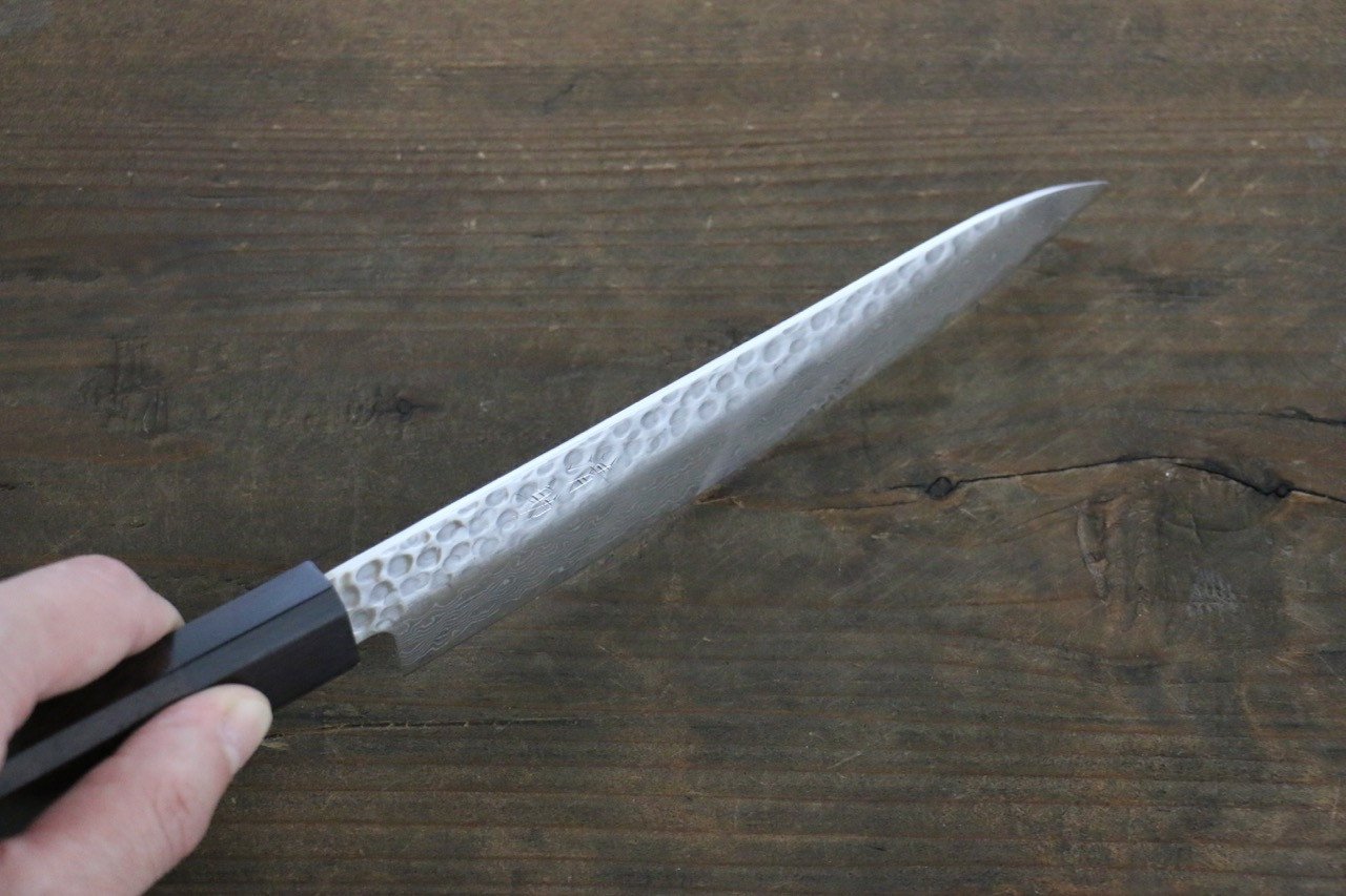 Seisuke AUS10 Petty-Utility 150mm Shitan Handle - Japanny - Best Japanese Knife