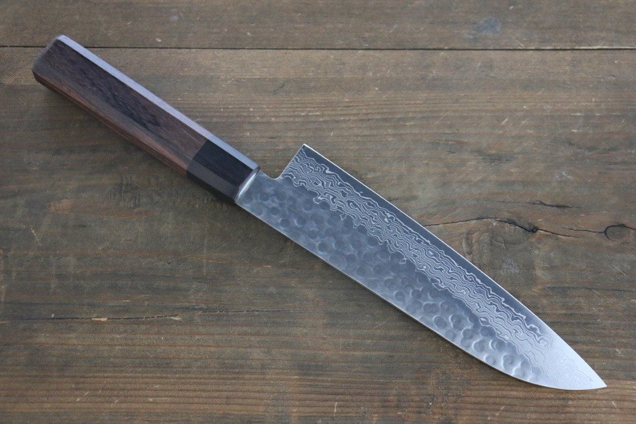 Seisuke AUS10 Santoku 180mm Shitan Handle - Japanny - Best Japanese Knife