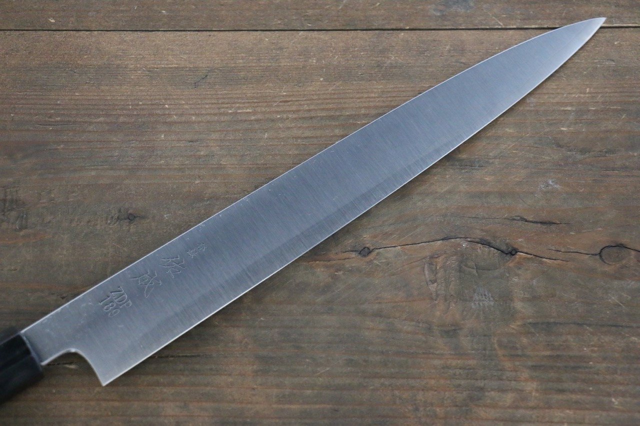 Sukenari ZDP189 3 Layer Sujihiki 270mm Shitan Handle - Japanny - Best Japanese Knife