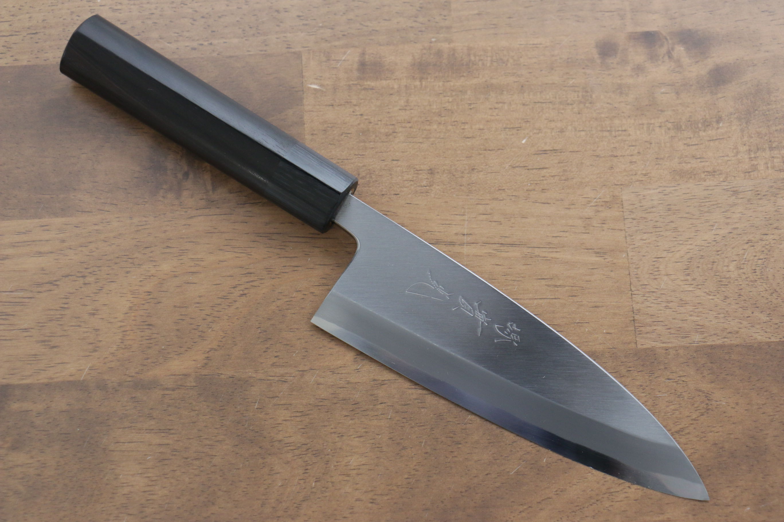 Jikko White Steel No.2 Deba  165mm Shitan Handle - Japanny - Best Japanese Knife