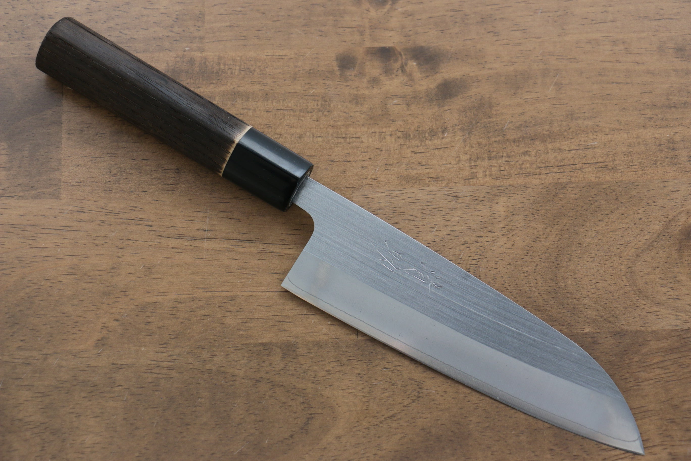 Seisuke SRS13 Santoku 165mm Burnt Chestnut Handle - Japanny - Best Japanese Knife