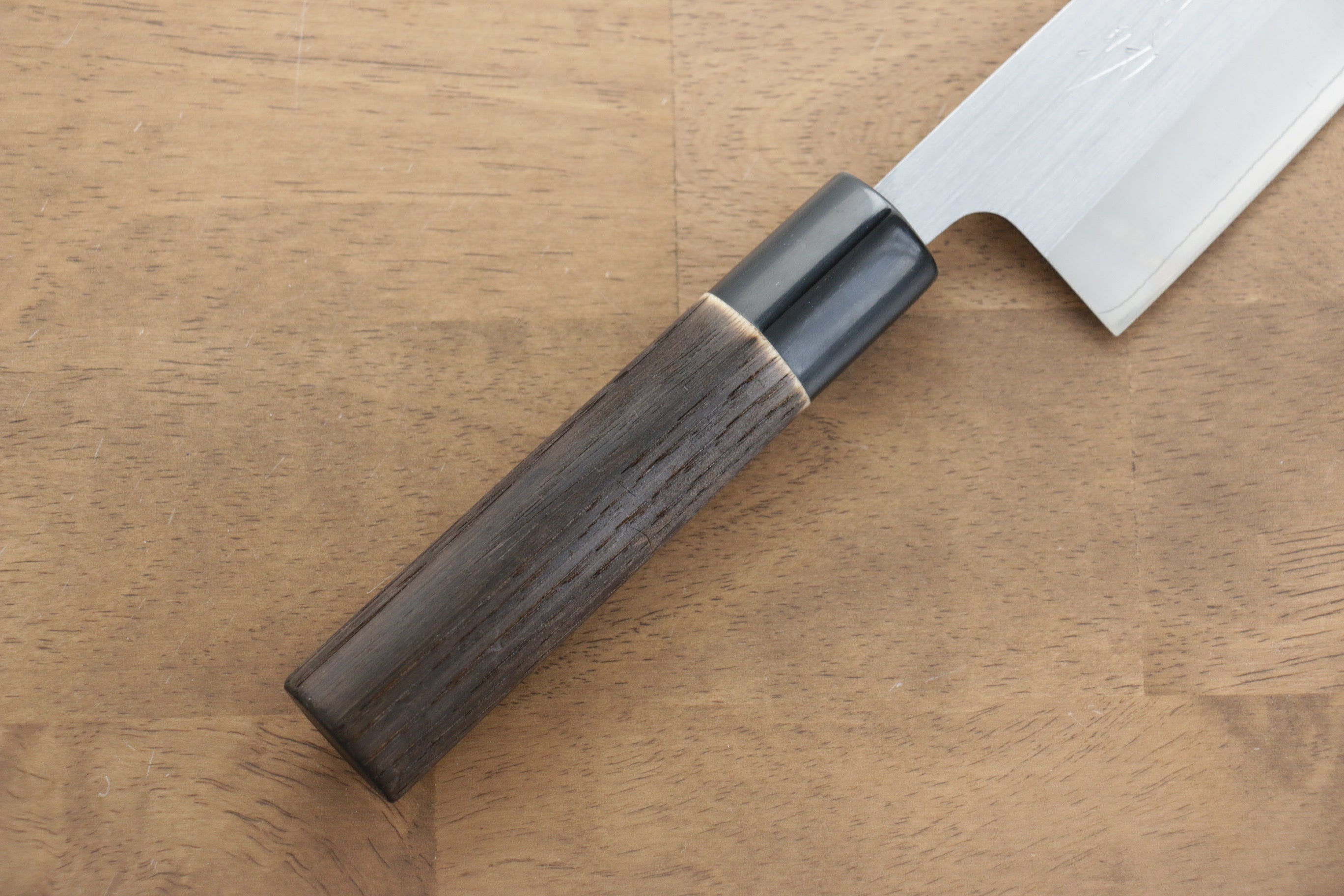 Seisuke SRS13 Santoku 165mm Burnt Chestnut Handle - Japanny - Best Japanese Knife
