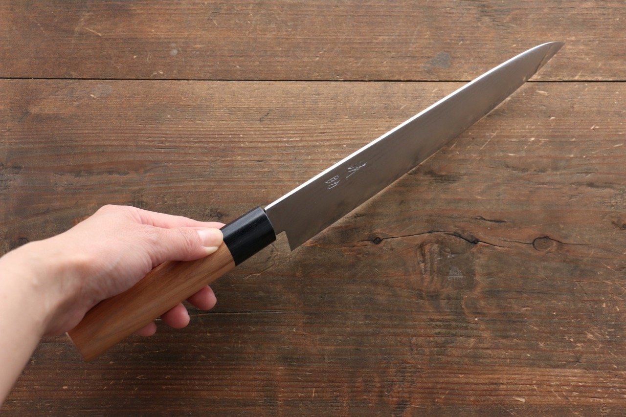 Seisuke VG10 63 Layer Damascus Gyuto 240mm Cherry Tree Handle - Japanny - Best Japanese Knife