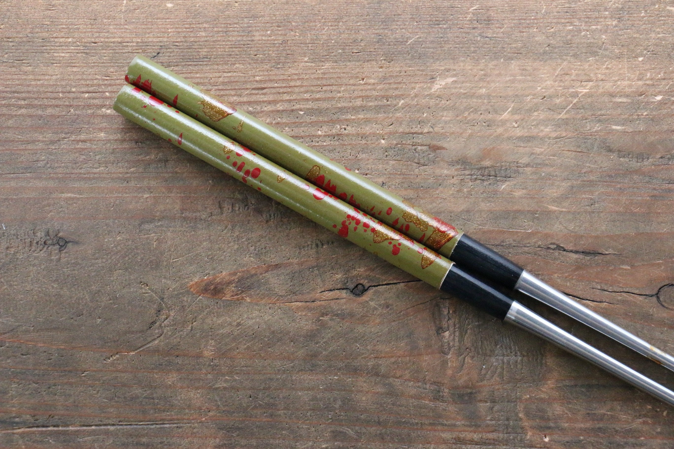 Moribashi Cooking Chopstick Green 165mm - Japanny - Best Japanese Knife