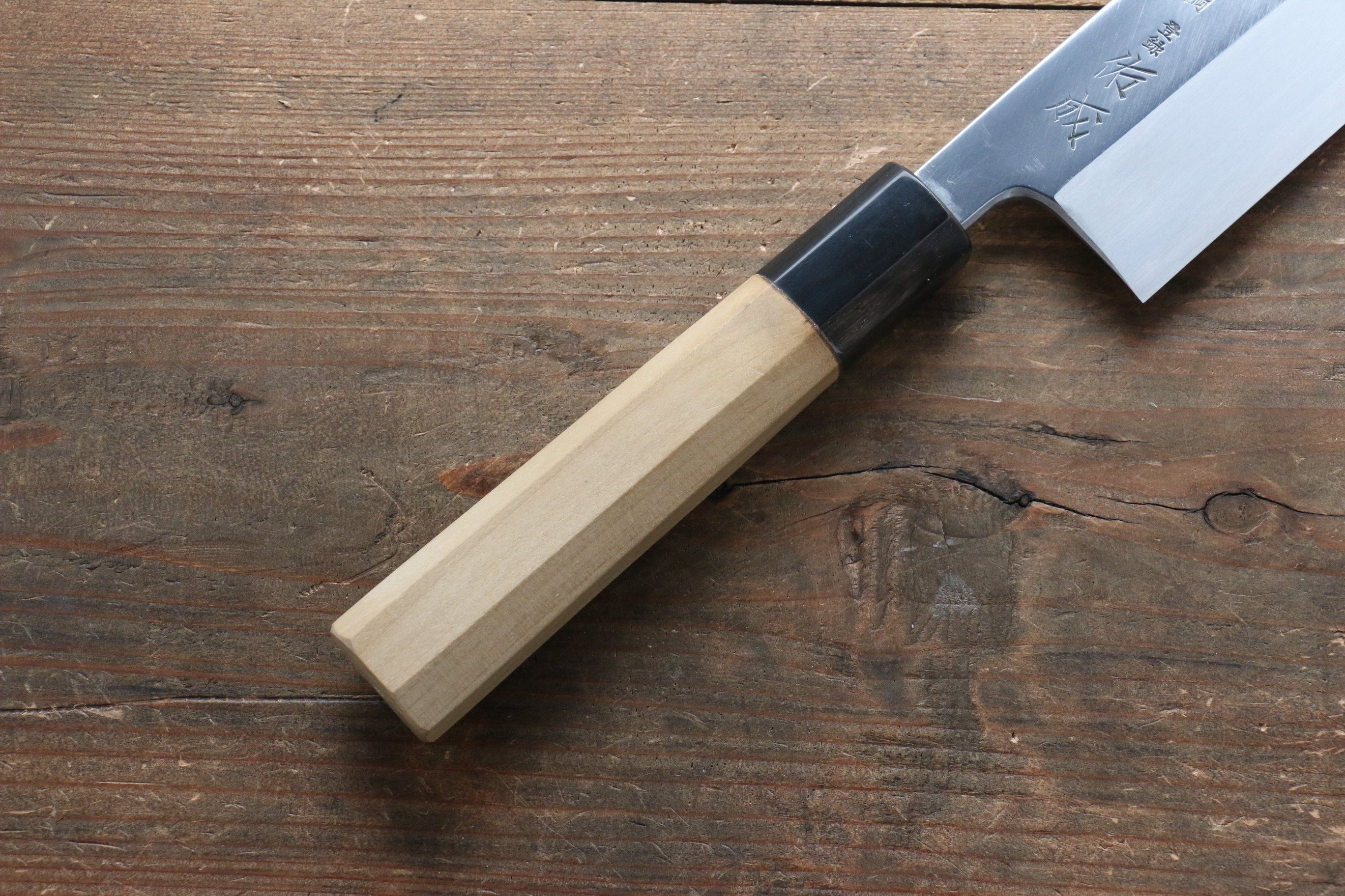Sukenari Blue Steel No.2 Hongasumi Usuba 210mm Magnolia Handle - Japanny - Best Japanese Knife