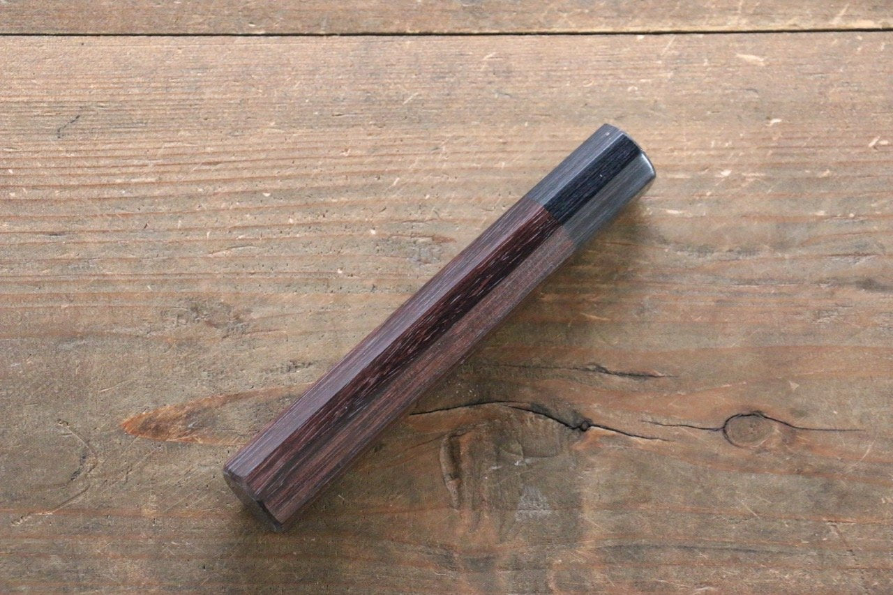 Octagonal Shitan Knife Handle for Nakiri Knife 165mm - Japanny - Best Japanese Knife