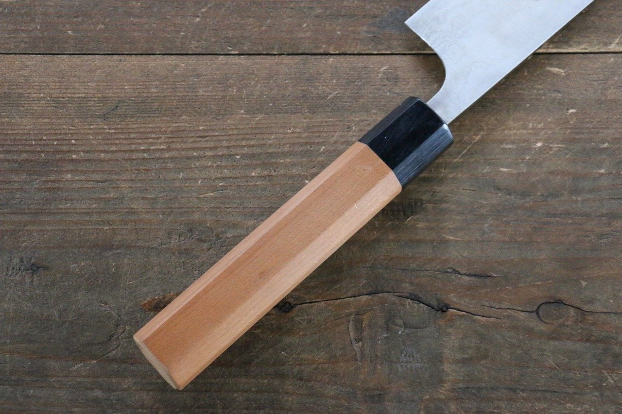 Nao Yamamoto VG10 Damascus Sujihiki 270mm Yew Tree Handle - Japanny - Best Japanese Knife