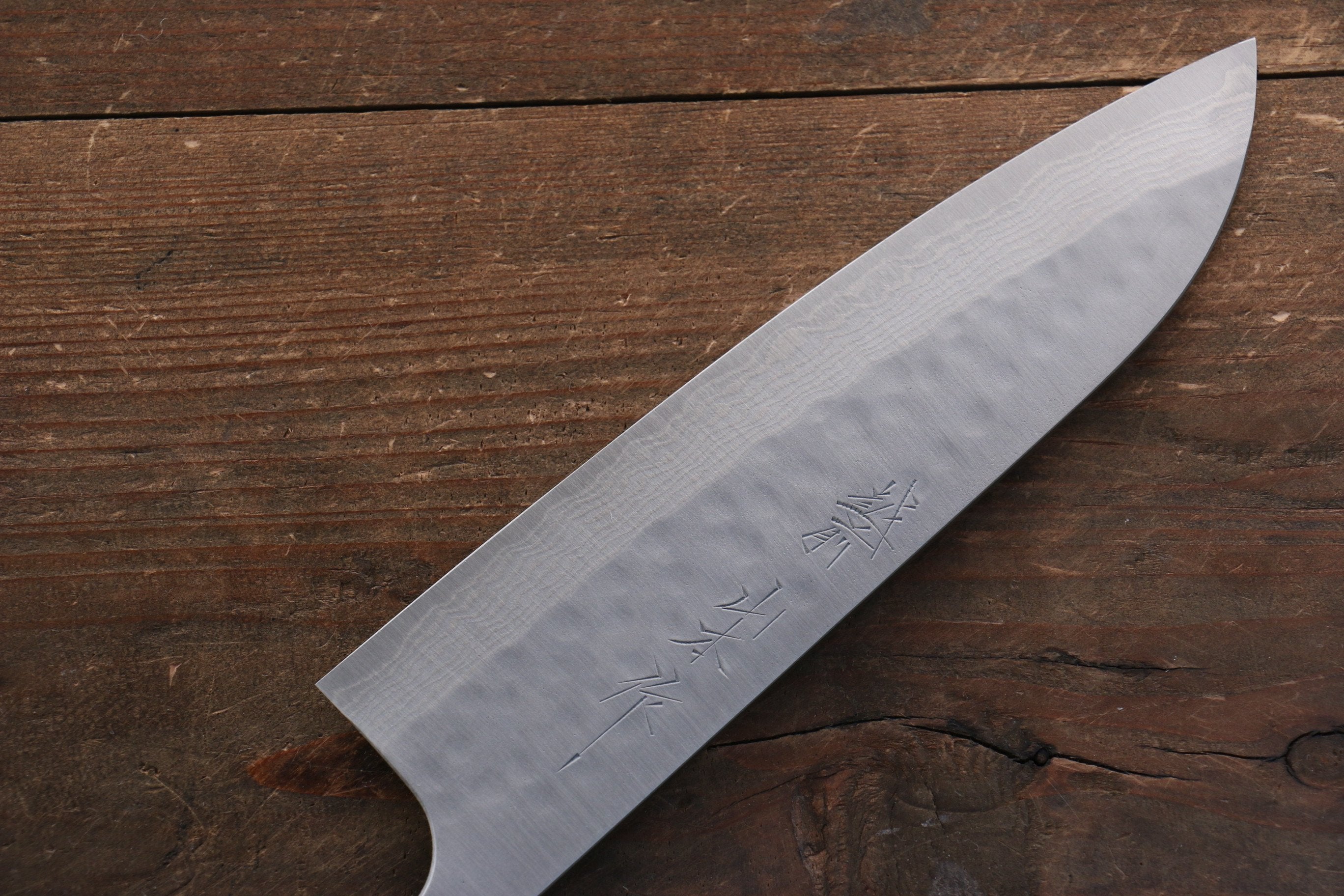 Nao Yamamoto SRS13 Black Damascus Santoku 165mm Cherry Blossoms Handle - Japanny - Best Japanese Knife