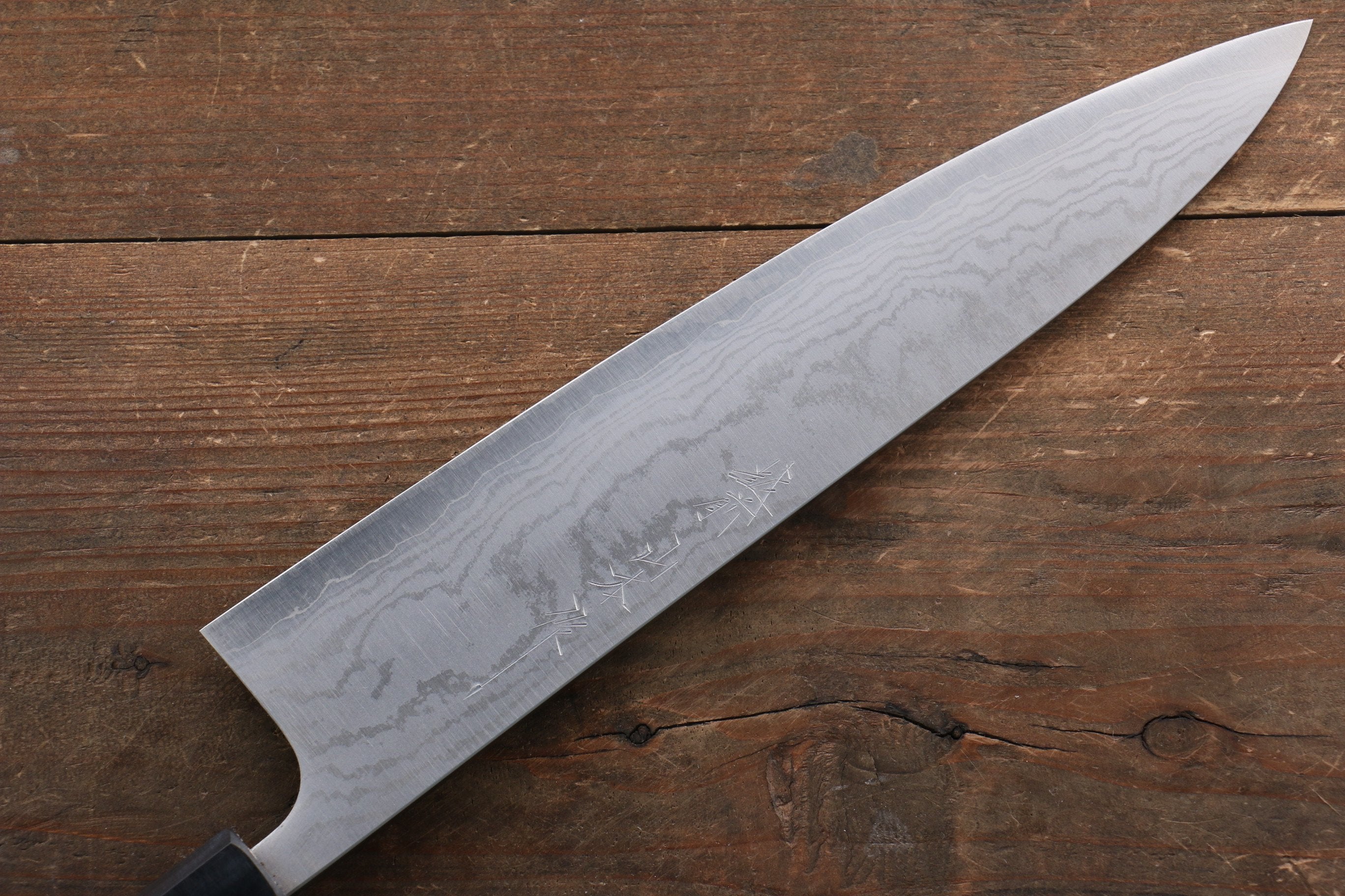 Nao Yamamoto VG10 Damascus Gyuto 240mm Walnut Handle - Japanny - Best Japanese Knife