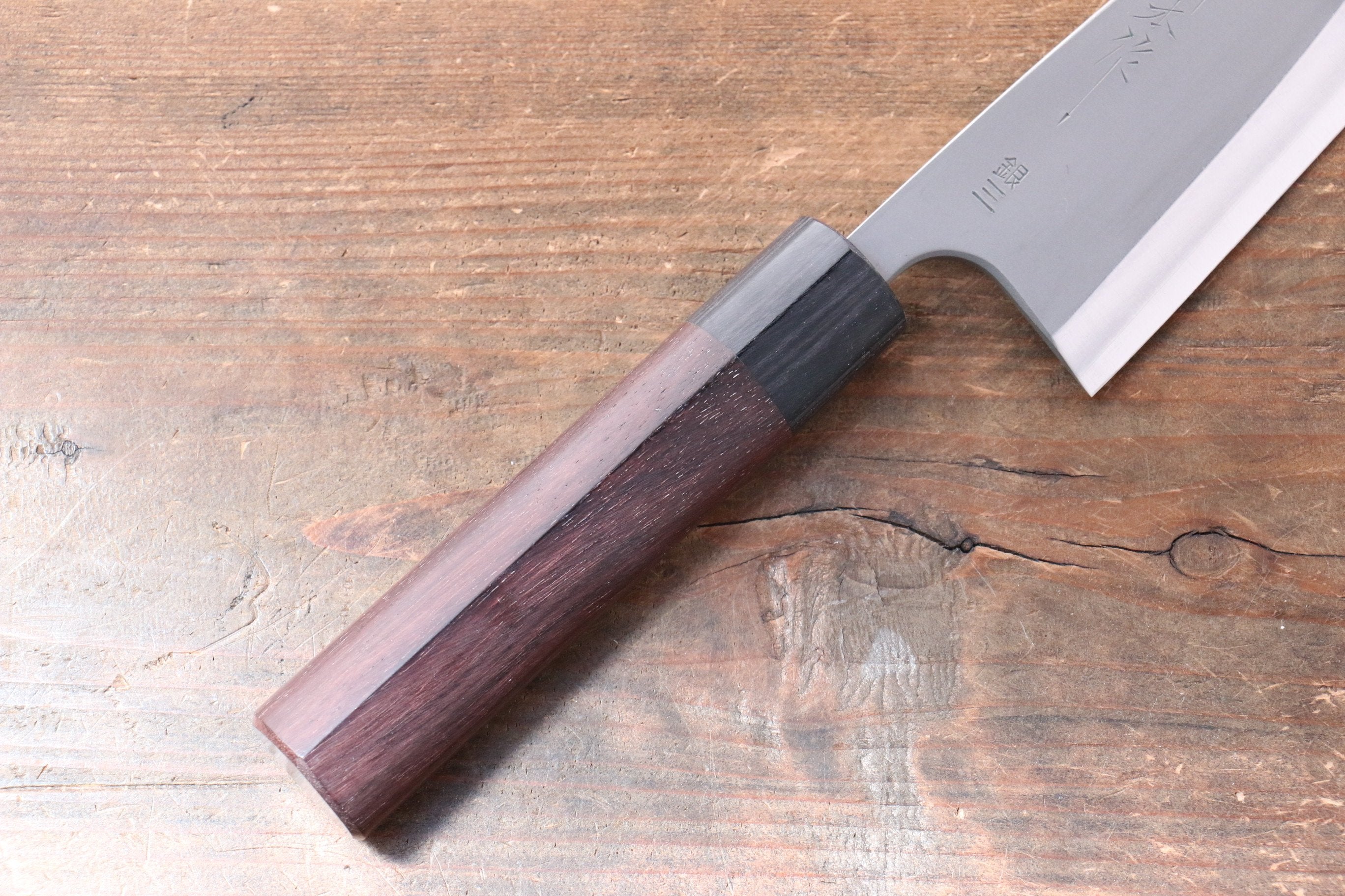 Nao Yamamoto Silver Steel No.3 Nashiji Deba 150mm Shitan Handle - Japanny - Best Japanese Knife