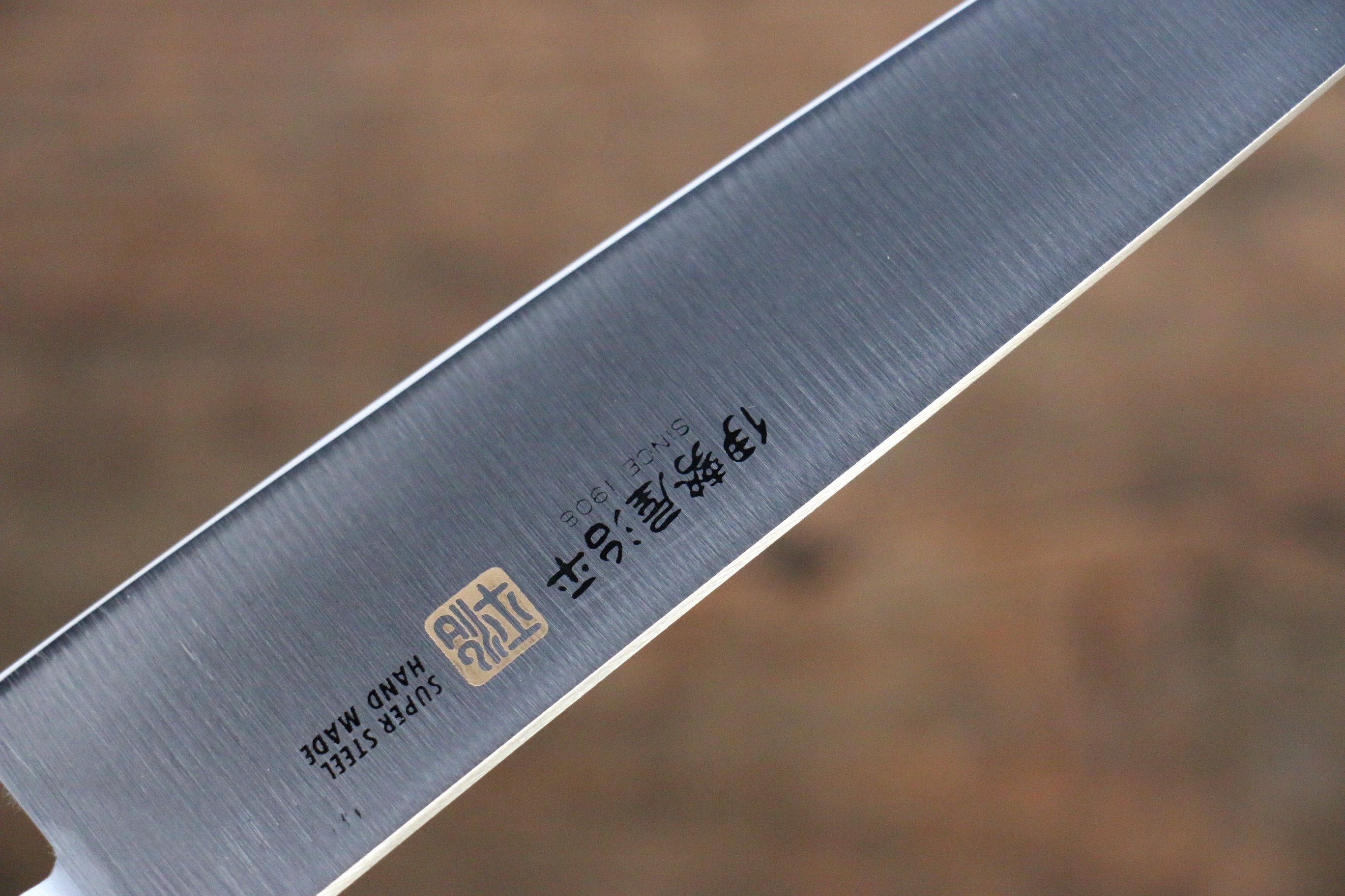 Iseya Molybdenum Steel Petty Knife 150mm & Gyuto Knife 210mmwith Black Micarta handle Set (Ferrel : Stainless Steel) - Japanny - Best Japanese Knife