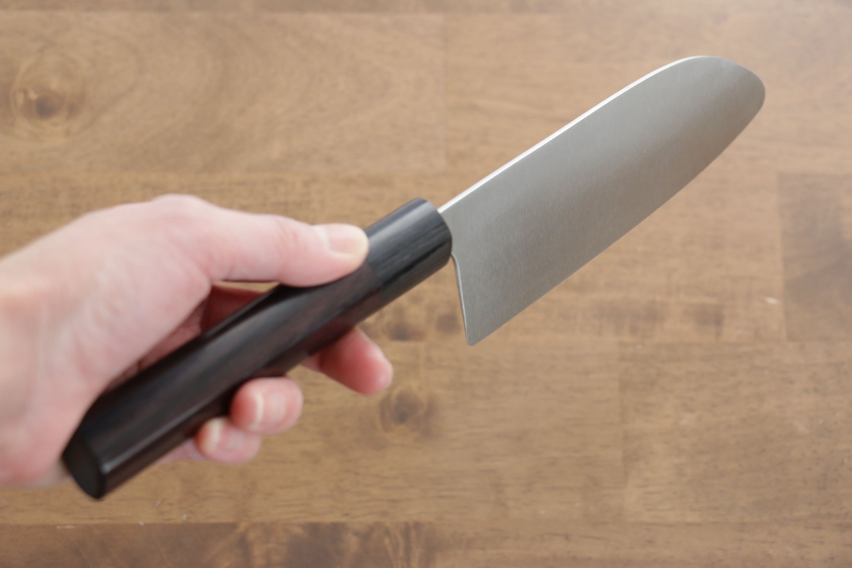 Seisuke SG2 Santoku(Maru) 150mm Shitan Handle - Japanny - Best Japanese Knife