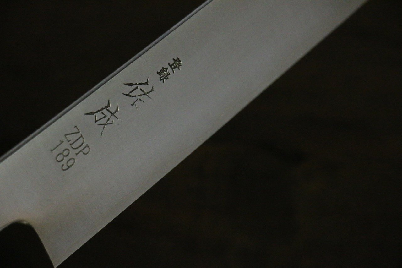 Sukenari ZDP189 3 Layer Sujihiki 270mm Magnolia Handle - Japanny - Best Japanese Knife