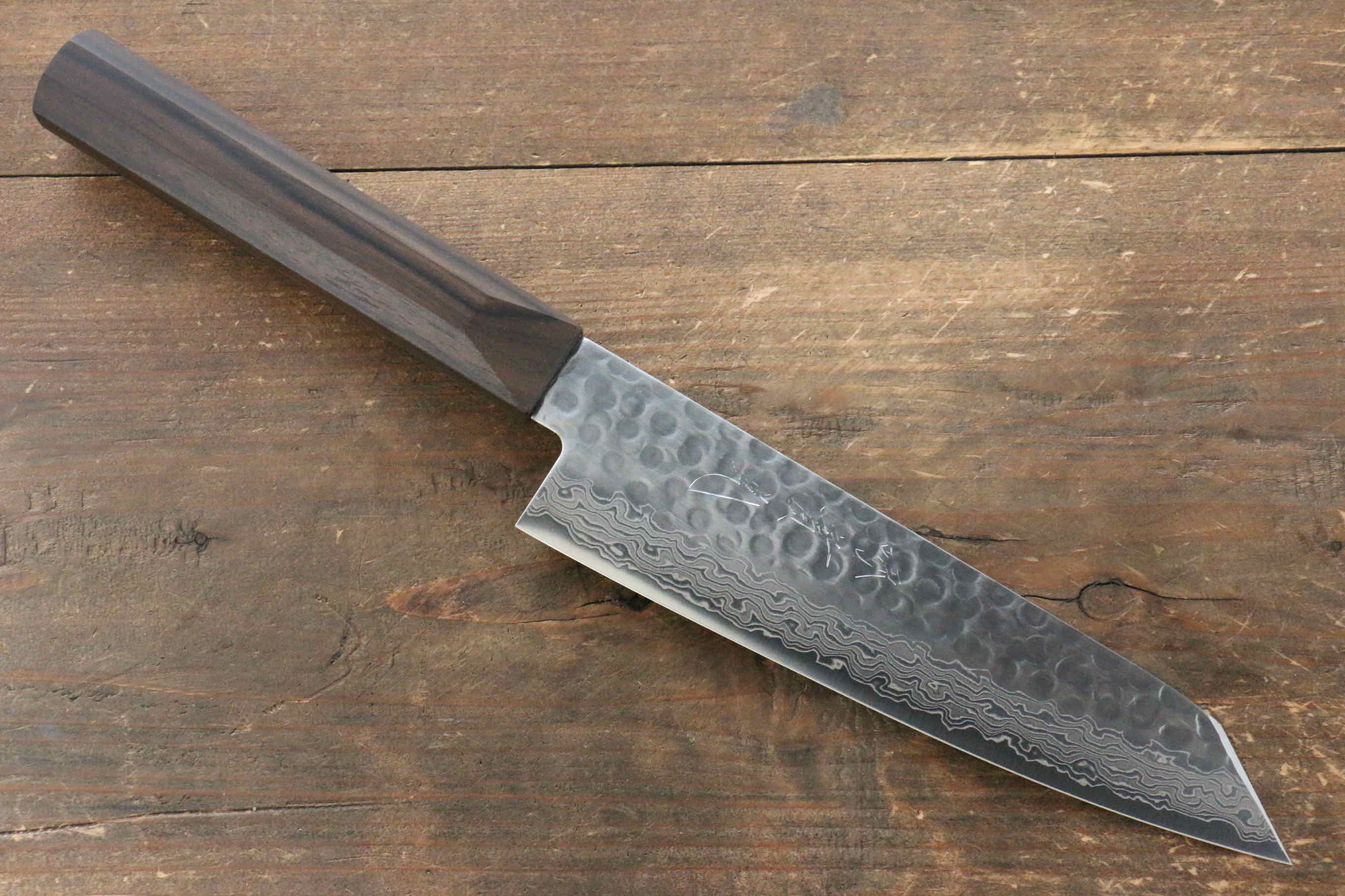 Jikko VG10 17 Layer Gyuto  170mm Ebony Wood Handle - Japanny - Best Japanese Knife