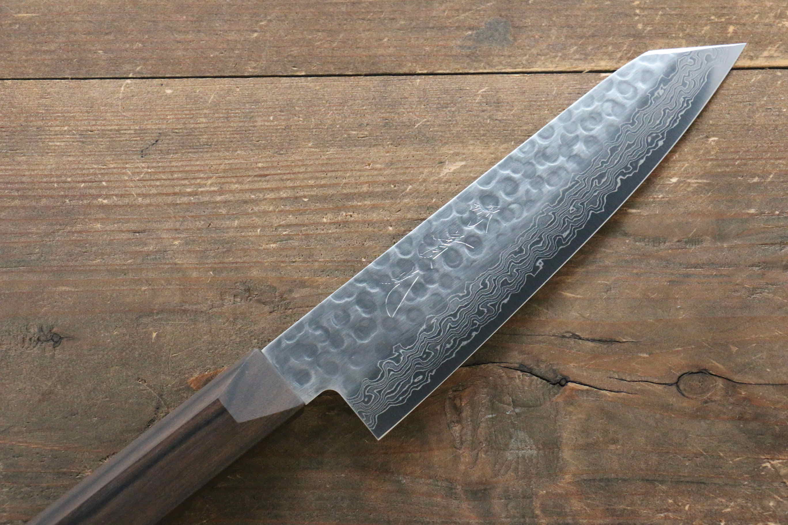 Jikko VG10 17 Layer Gyuto  170mm Ebony Wood Handle - Japanny - Best Japanese Knife