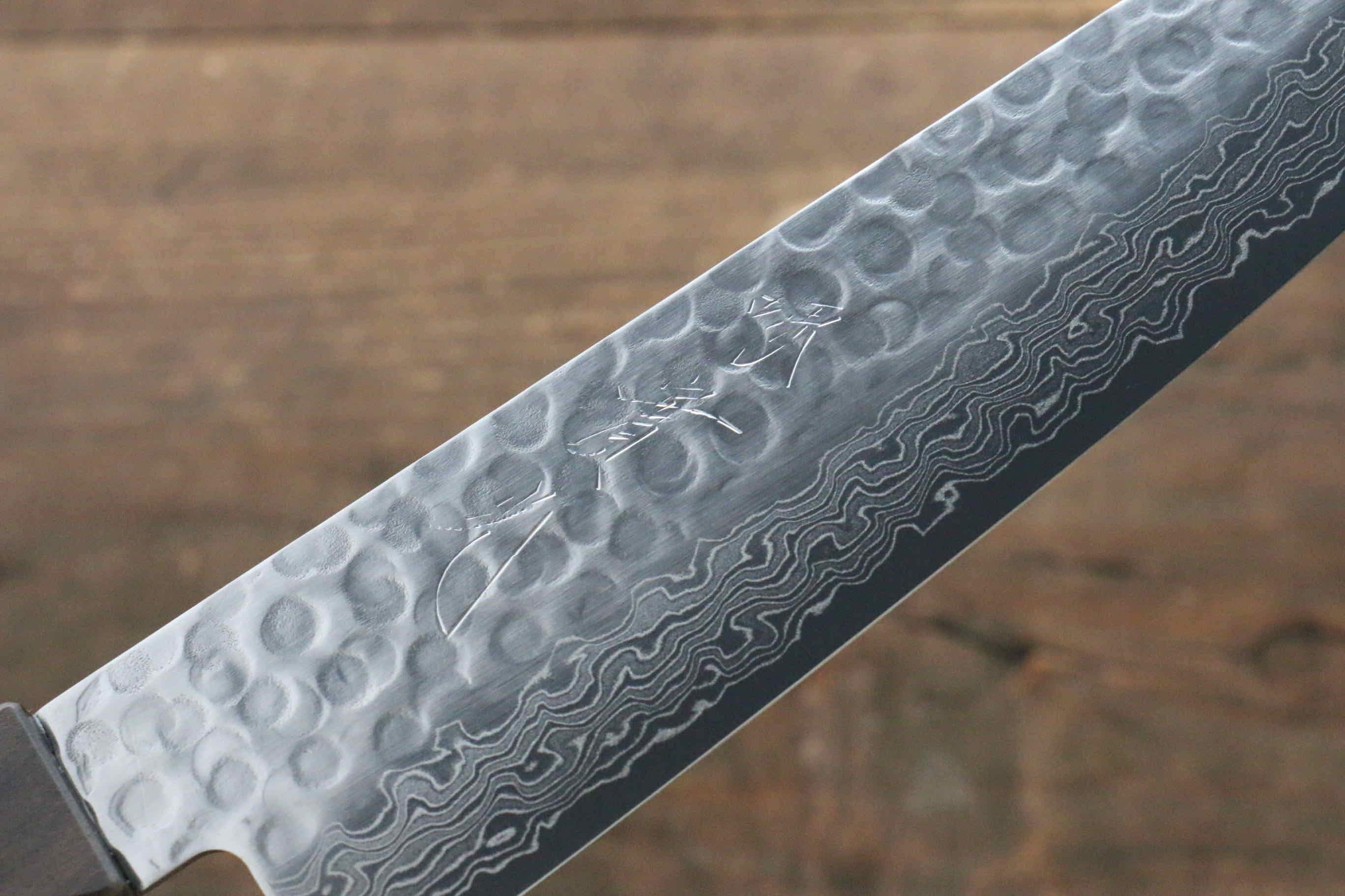 Jikko VG10 17 Layer Gyuto  170mm Ebony Wood Handle - Japanny - Best Japanese Knife