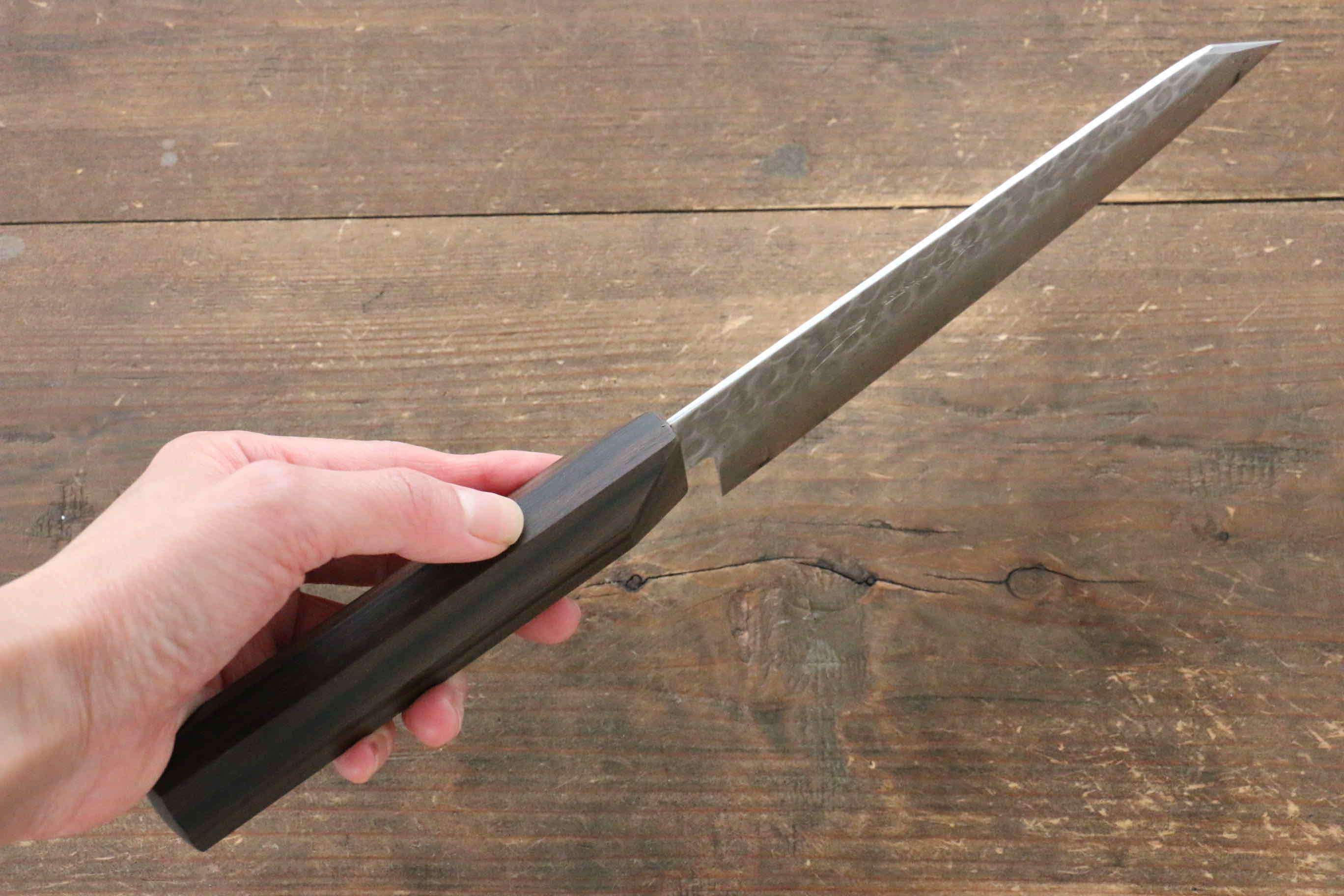 Jikko VG10 17 Layer Gyuto  170mm Ebony Wood Handle - Japanny - Best Japanese Knife