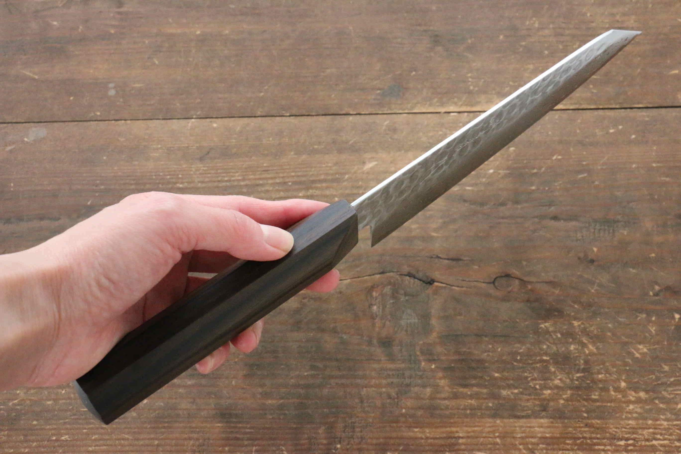 Jikko VG10 17 Layer Gyuto  170mm Ebony Wood Handle - Japanny - Best Japanese Knife