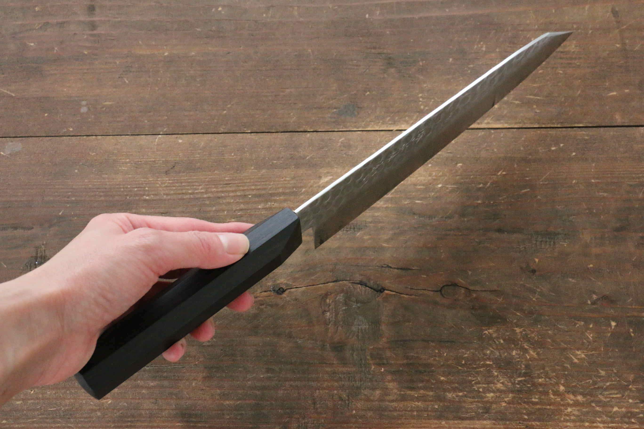 Jikko VG10 17 Layer Gyuto  200mm Ebony Wood Handle - Japanny - Best Japanese Knife